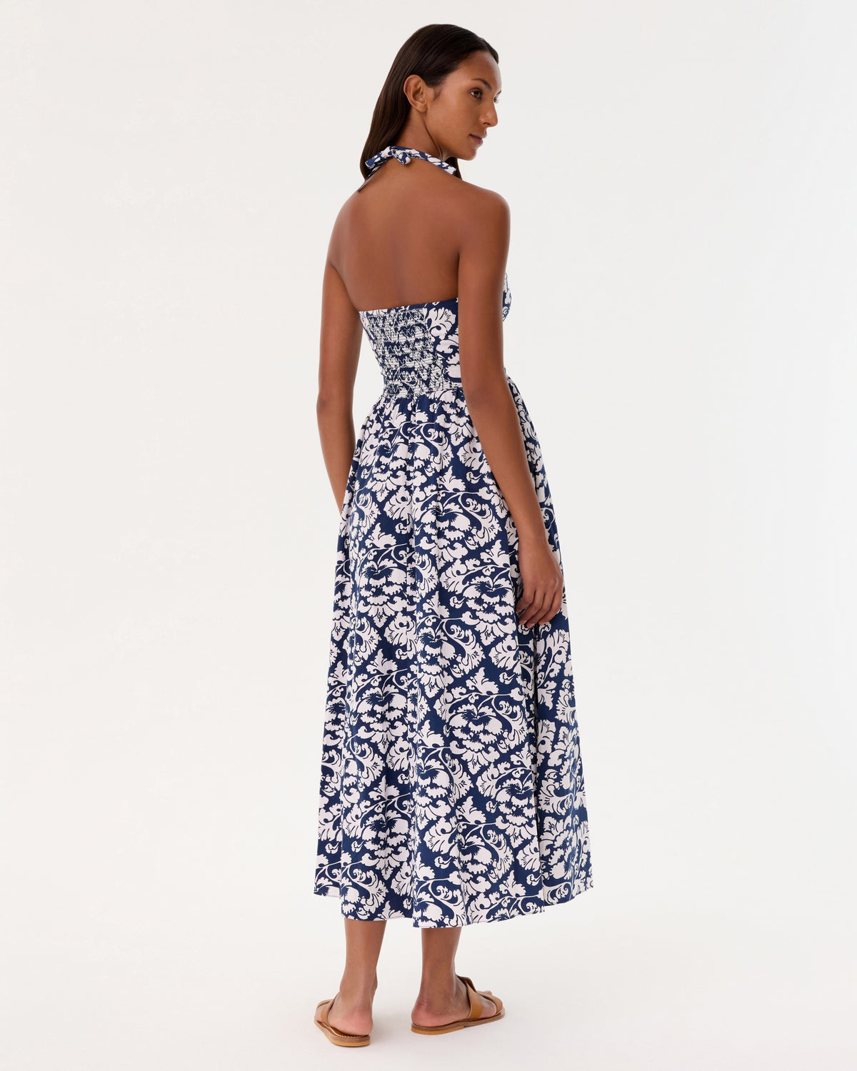 Johanna Dress in Lotus Flower Print