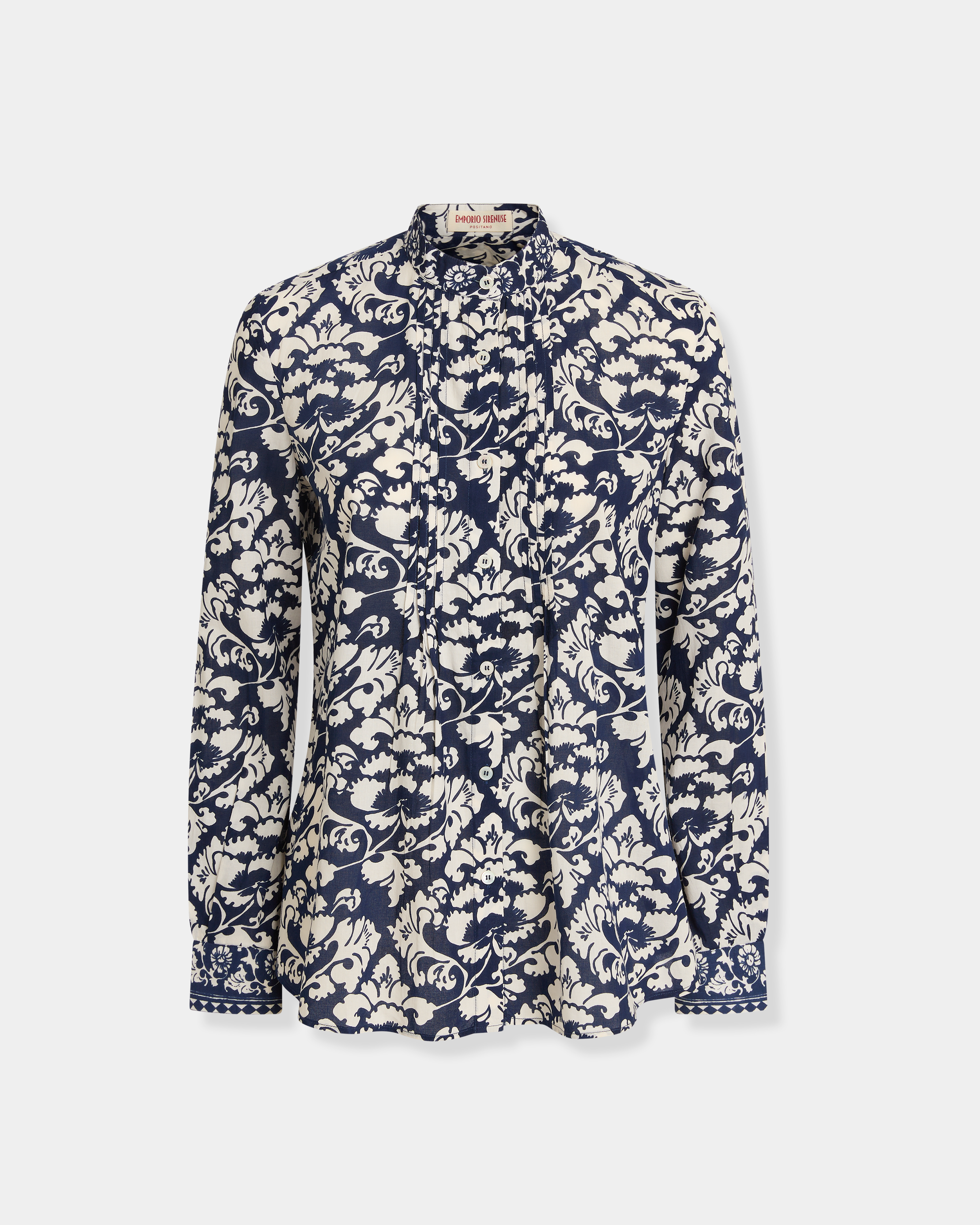Chiara Shirt in Lotus Flower Print
