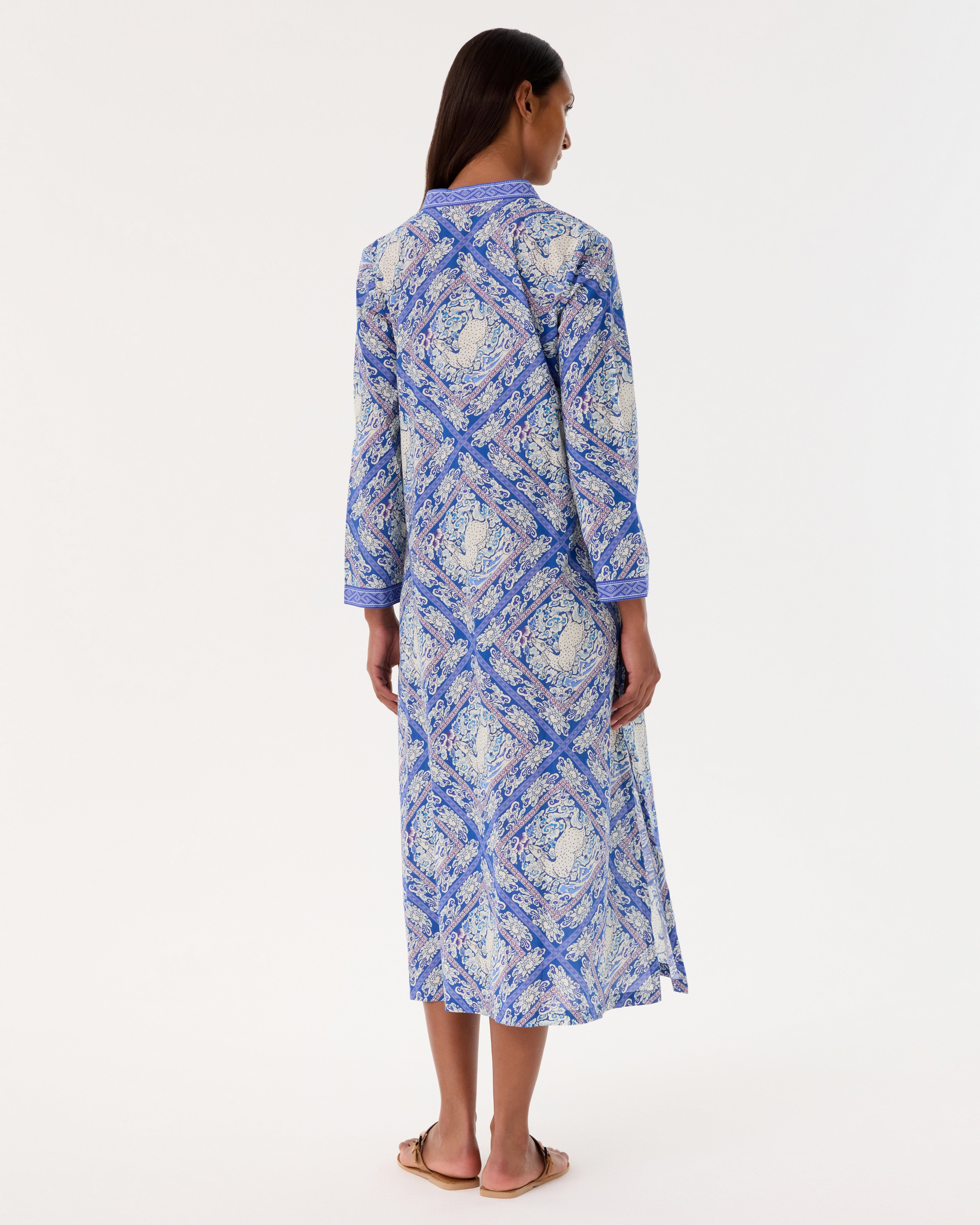 Giada Caftan in Meadow Print