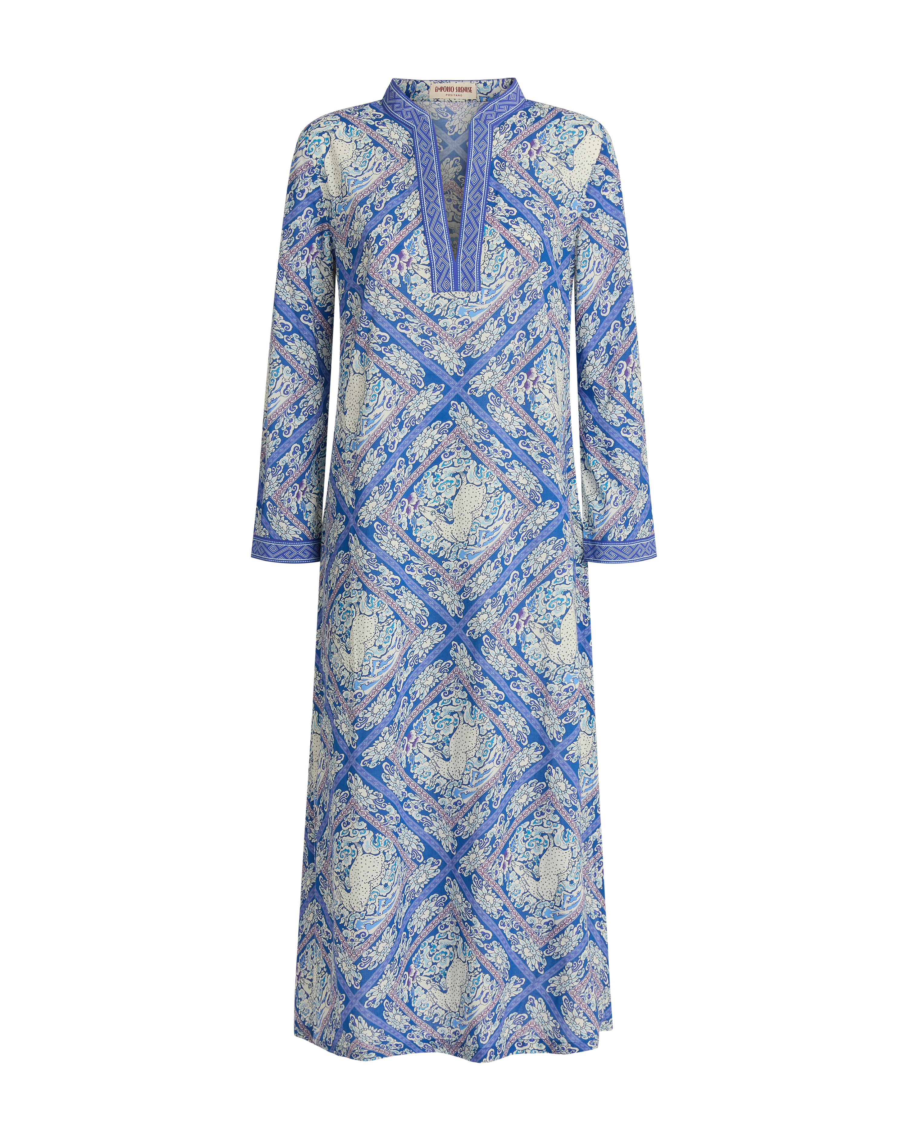 Giada Caftan in Meadow Print