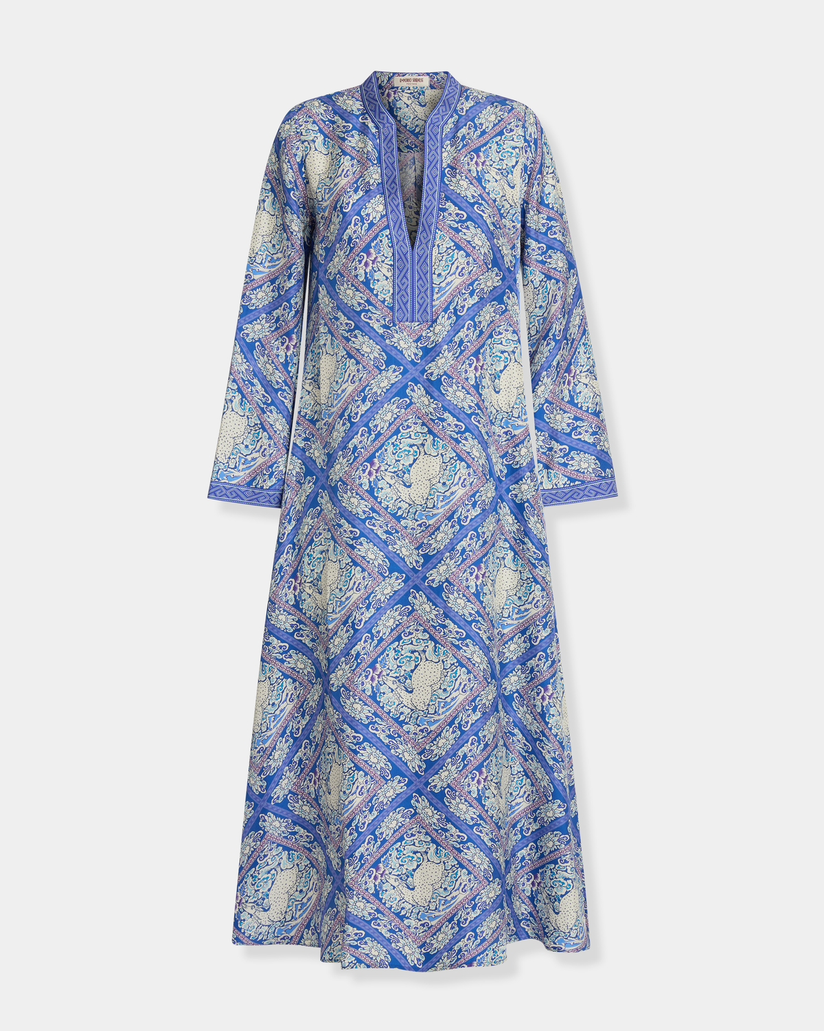 Jenna Caftan in Meadow Print