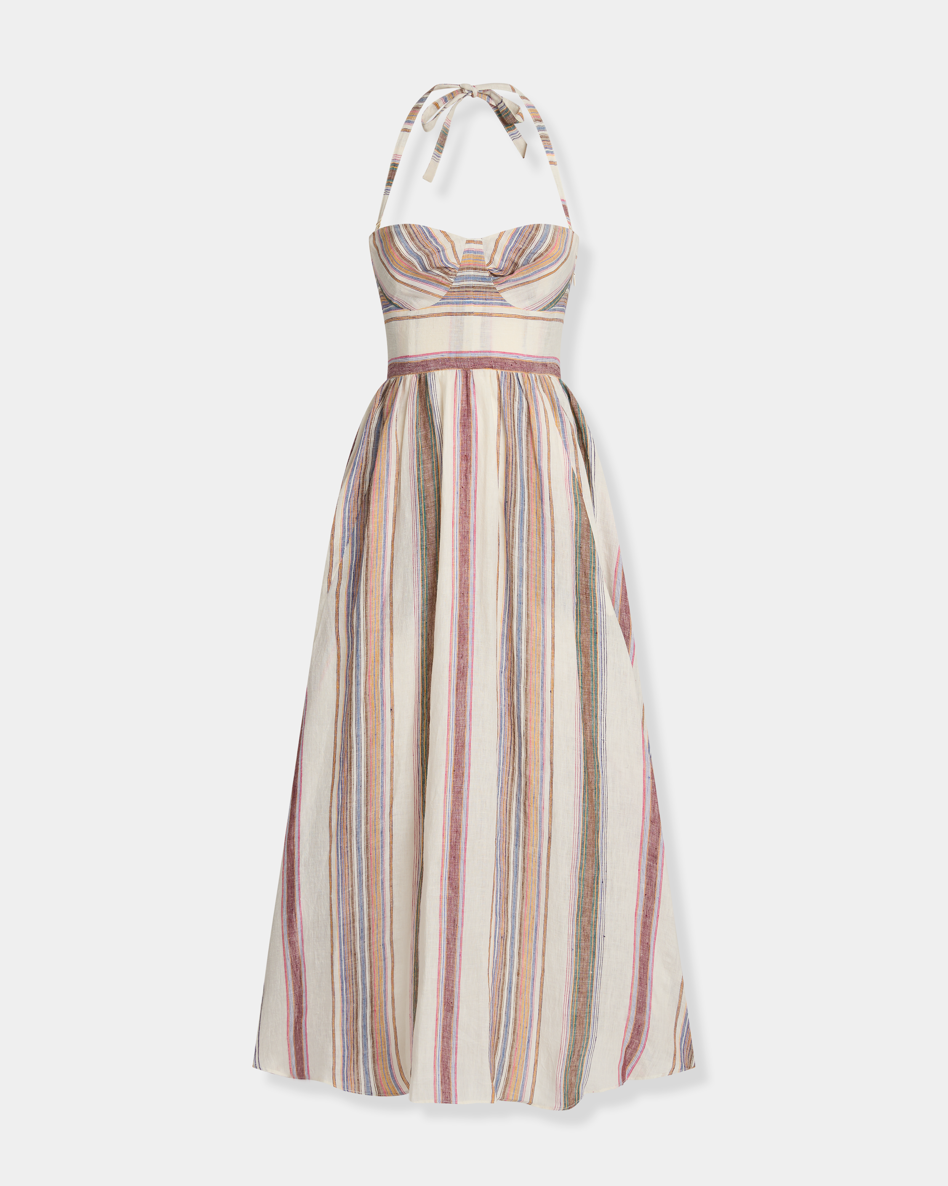Johanna Dress in Ping Pong Stripes
