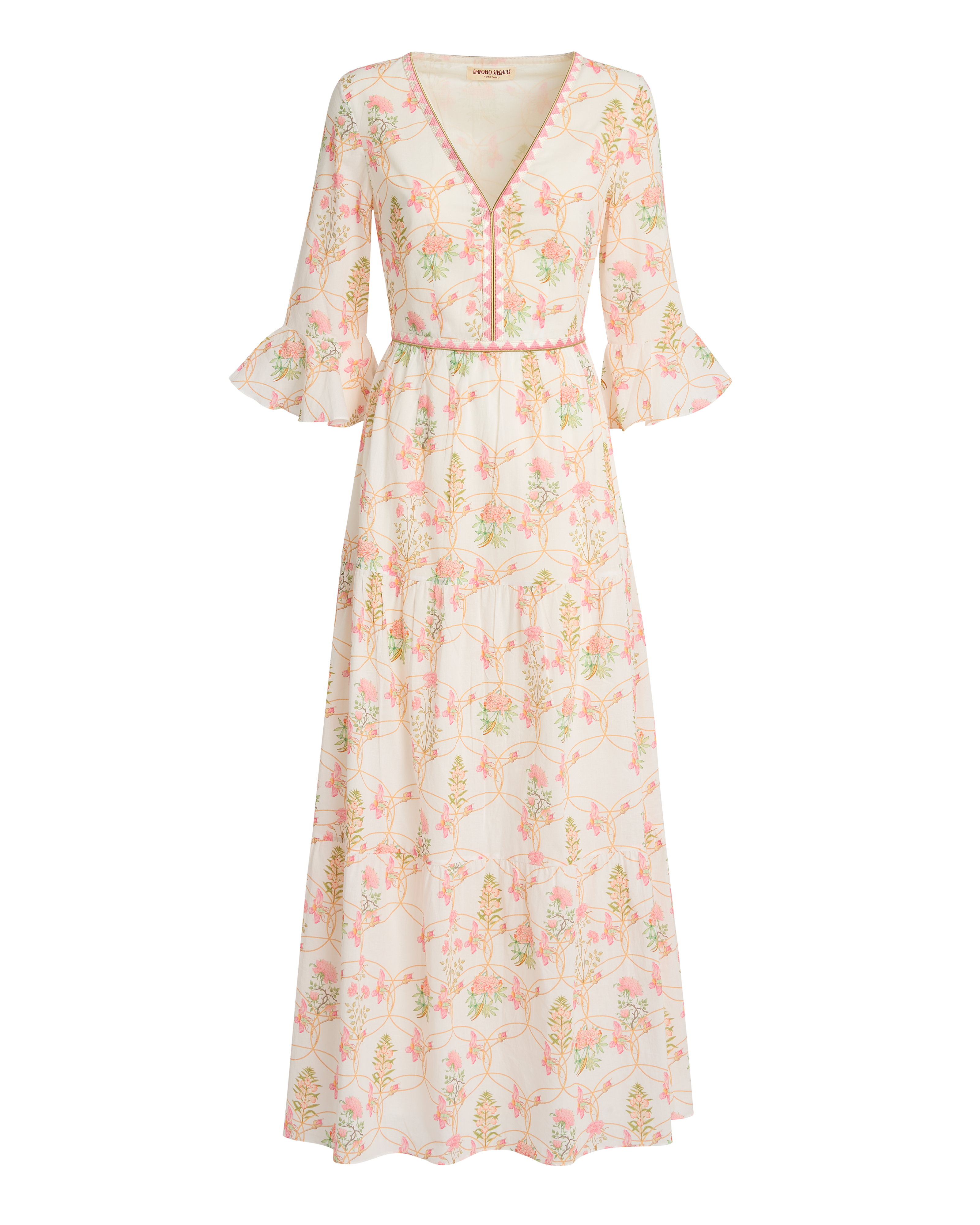 Bella Dress in Rose Garden Print
