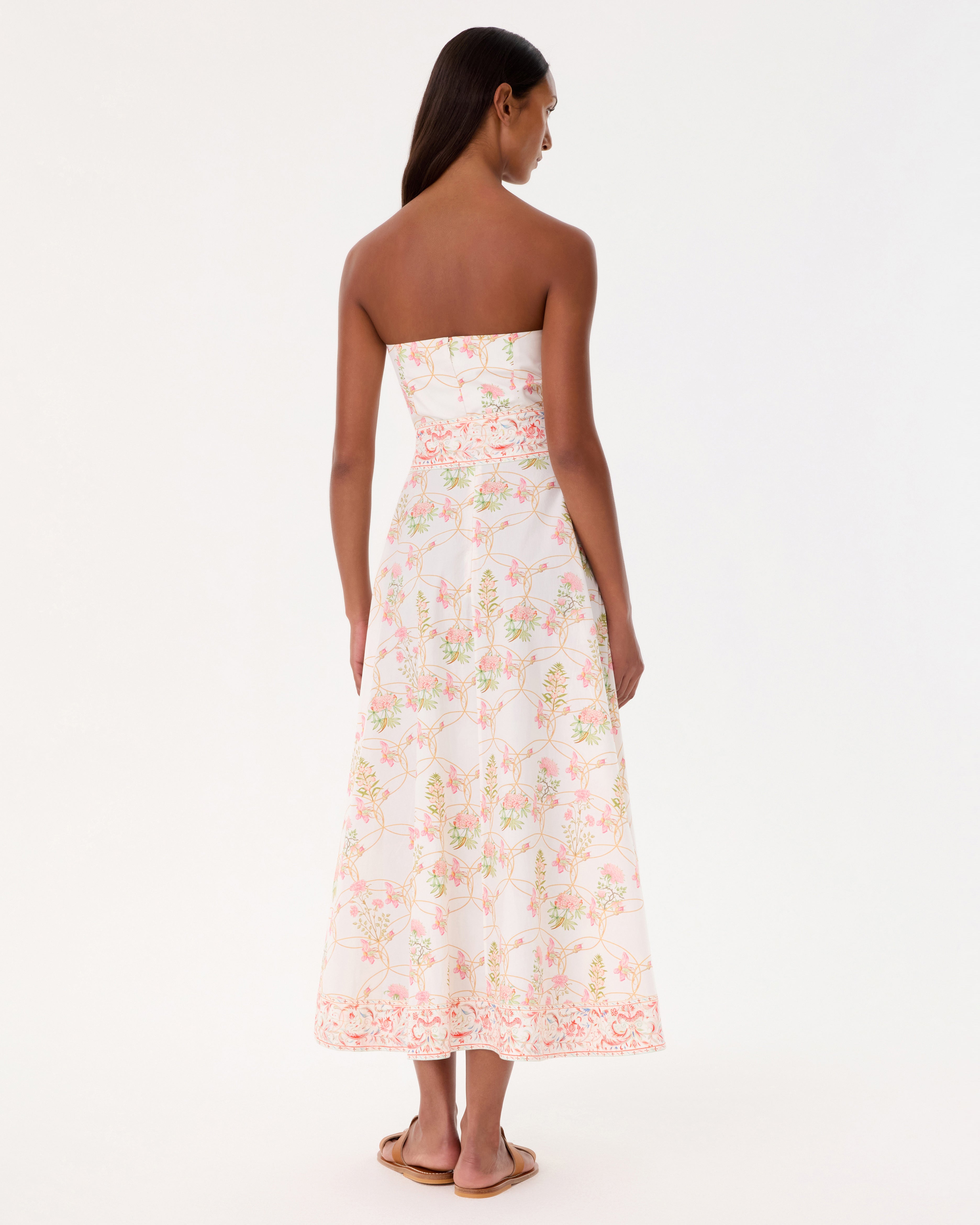 Yulia Dress in Rose Garden Print