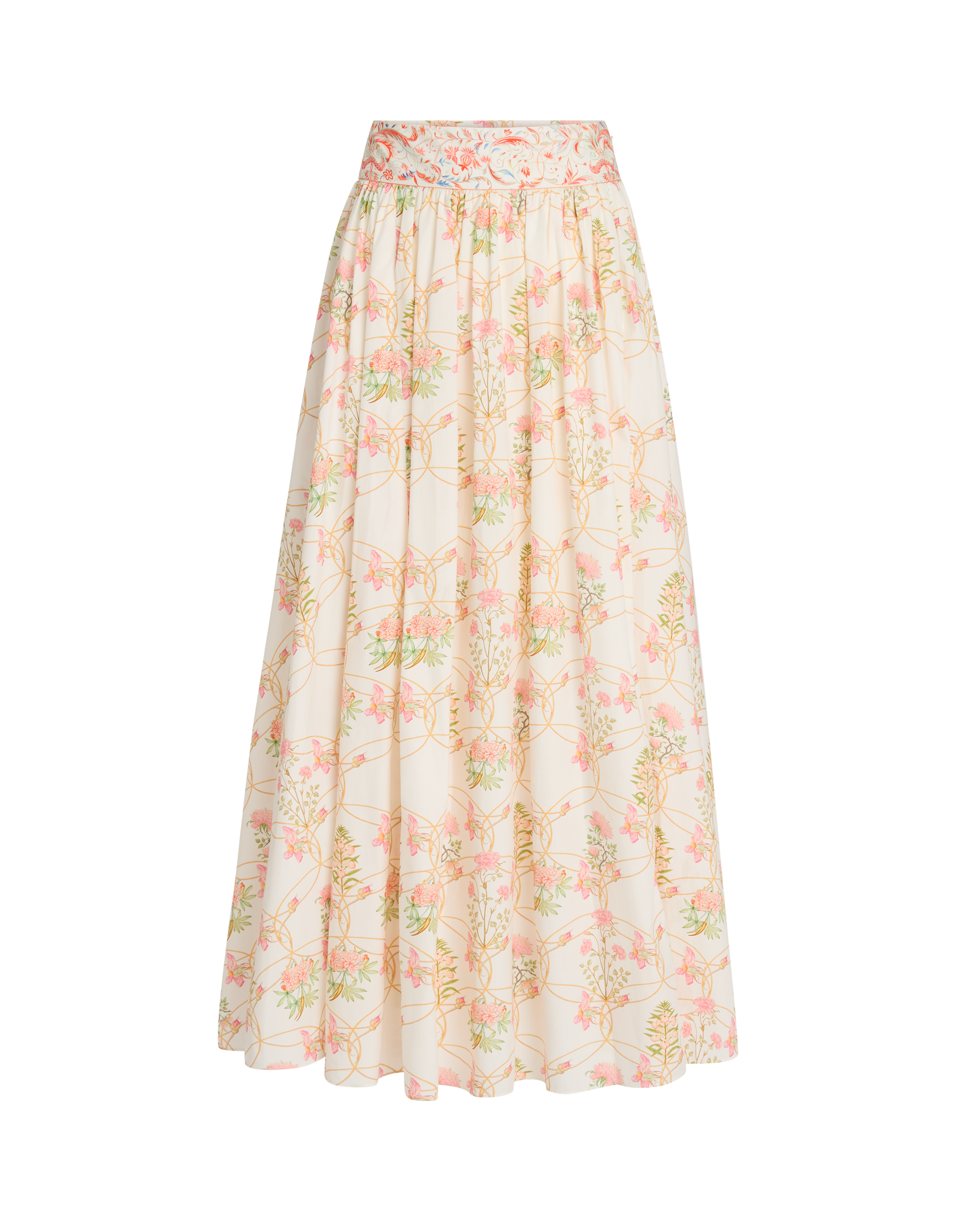 Ombretta Skirt in Rose Garden Print