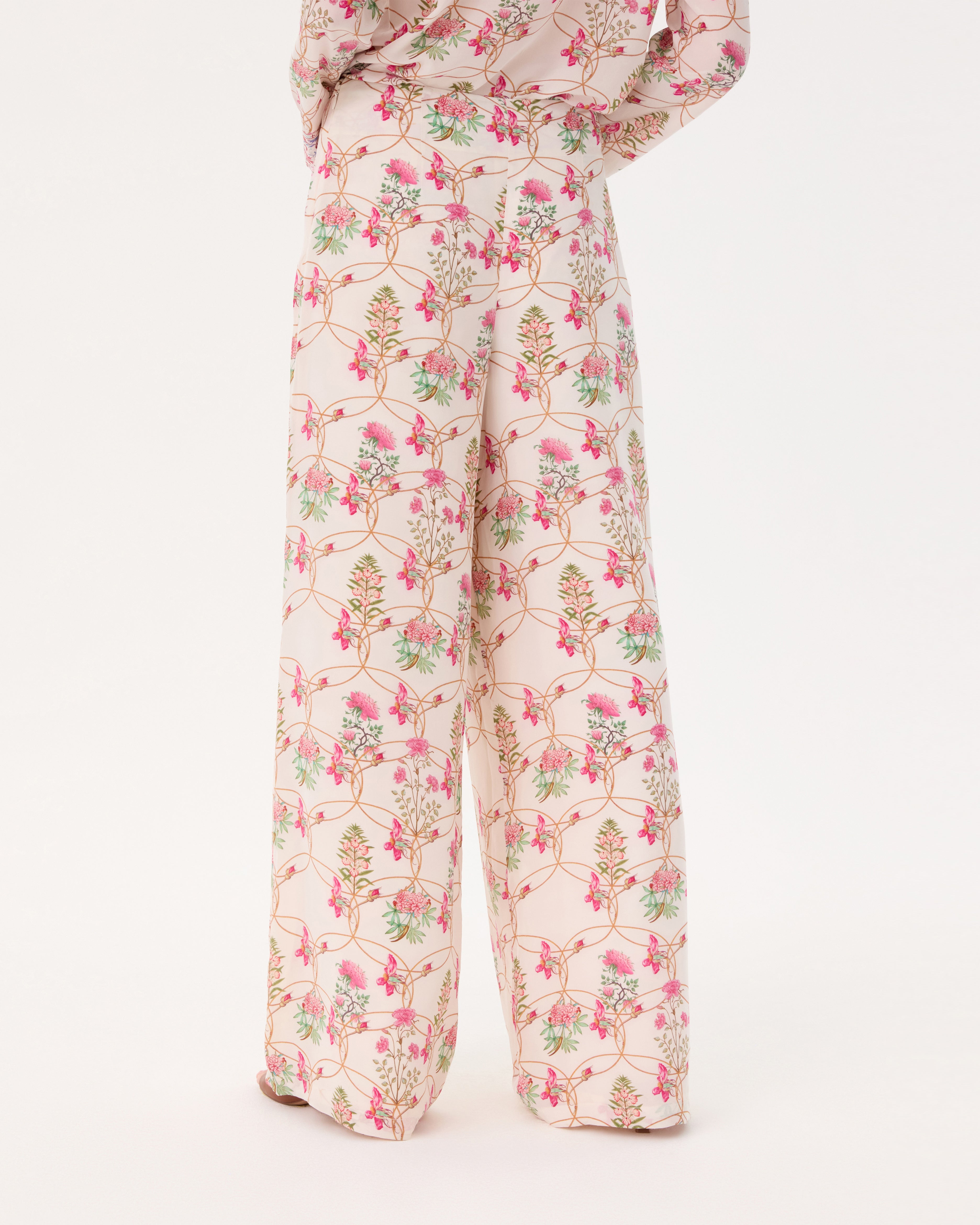 Stephan Trousers in Rose Garden Print
