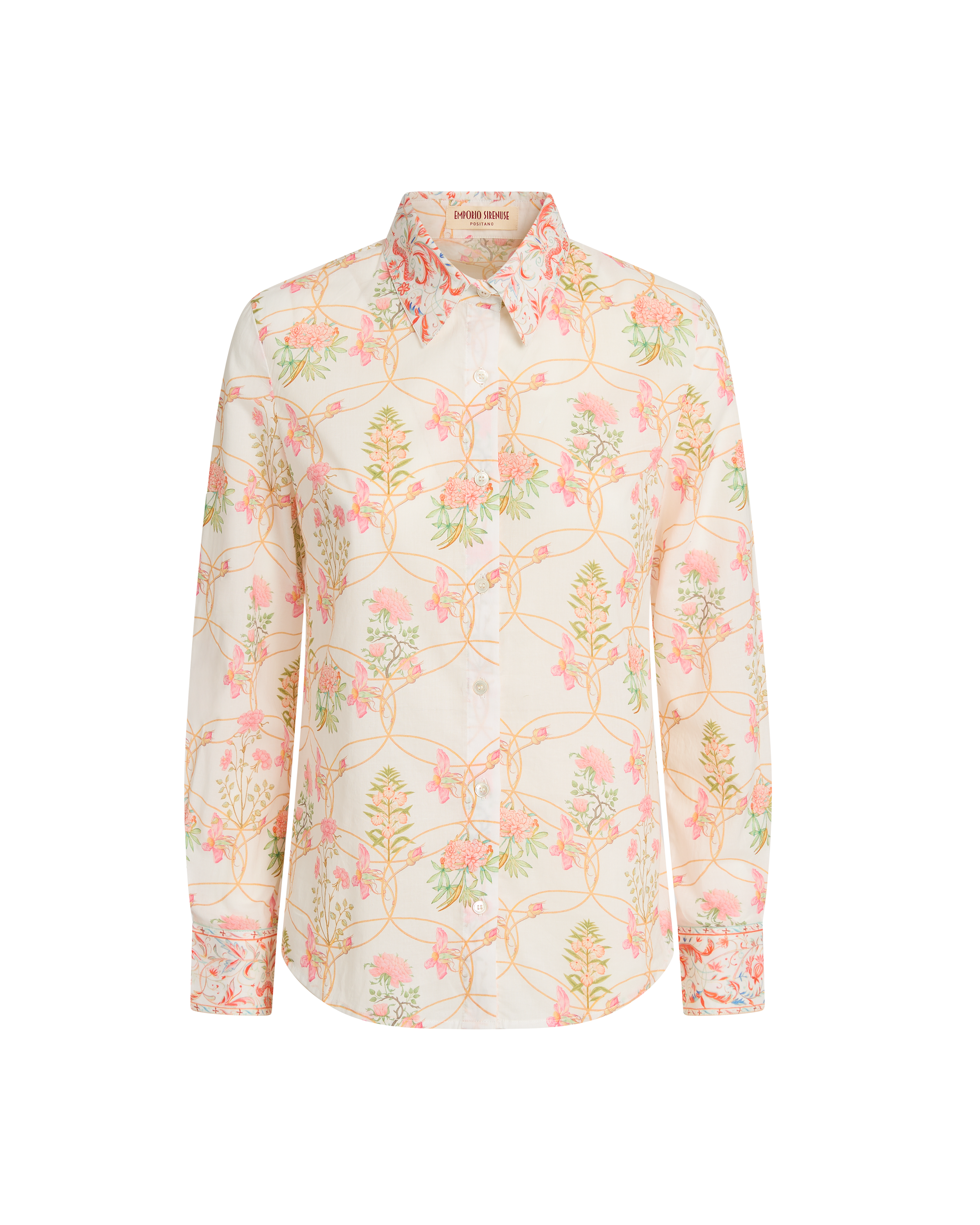 Patricia Shirt in Rose Garden Print