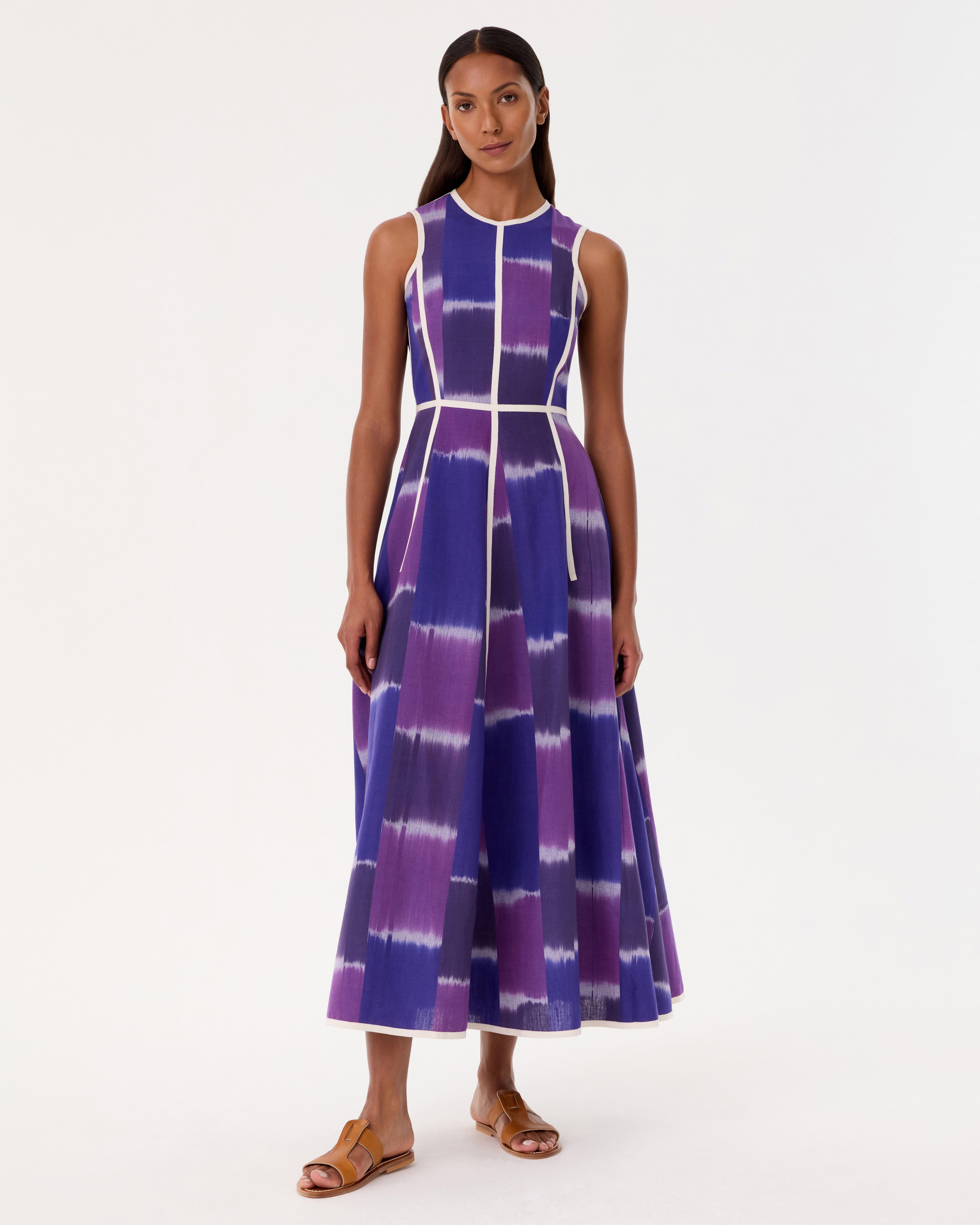 Clodette Dress in Warp Ikat