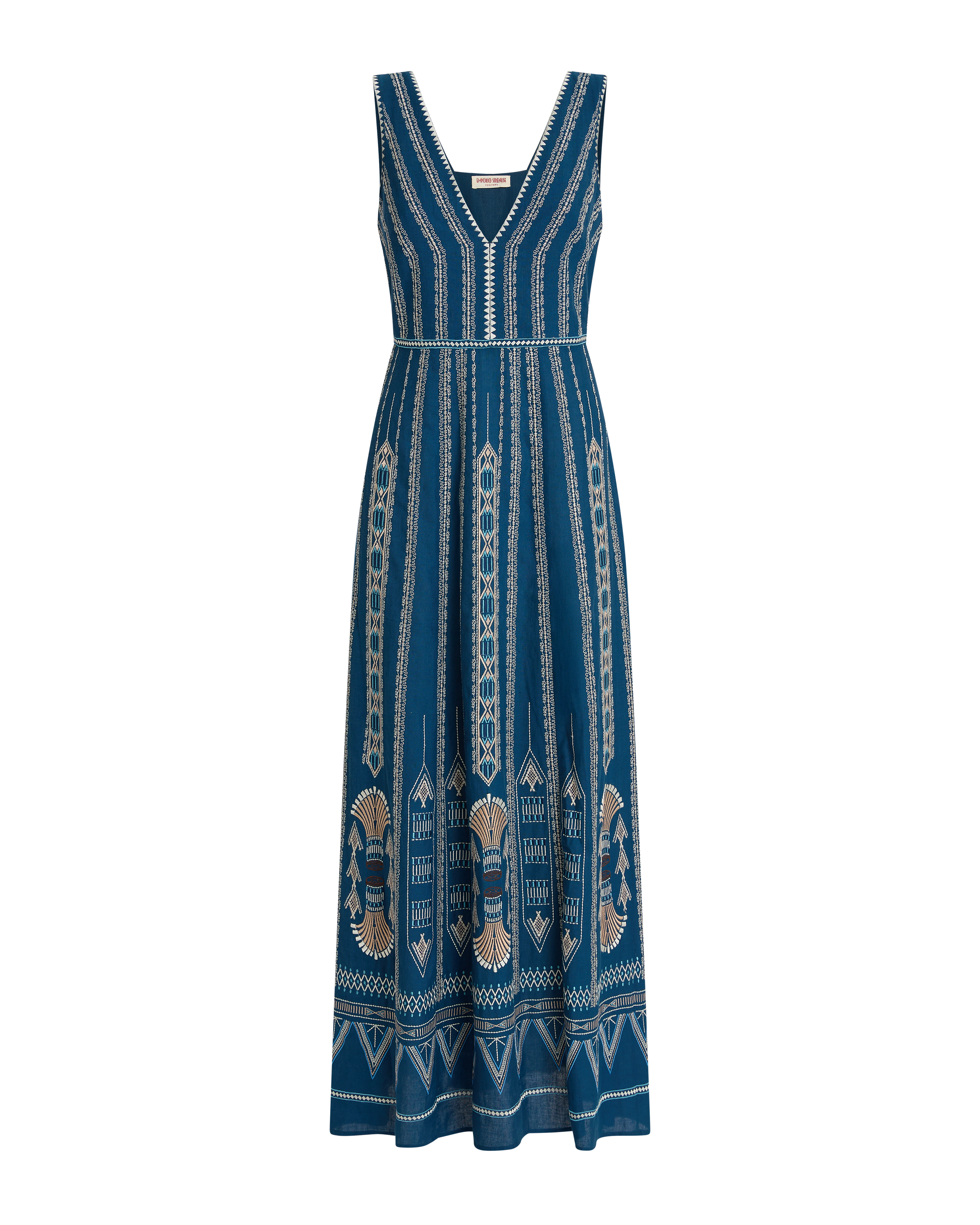 Nellie Dress with Ballerina Embroidery