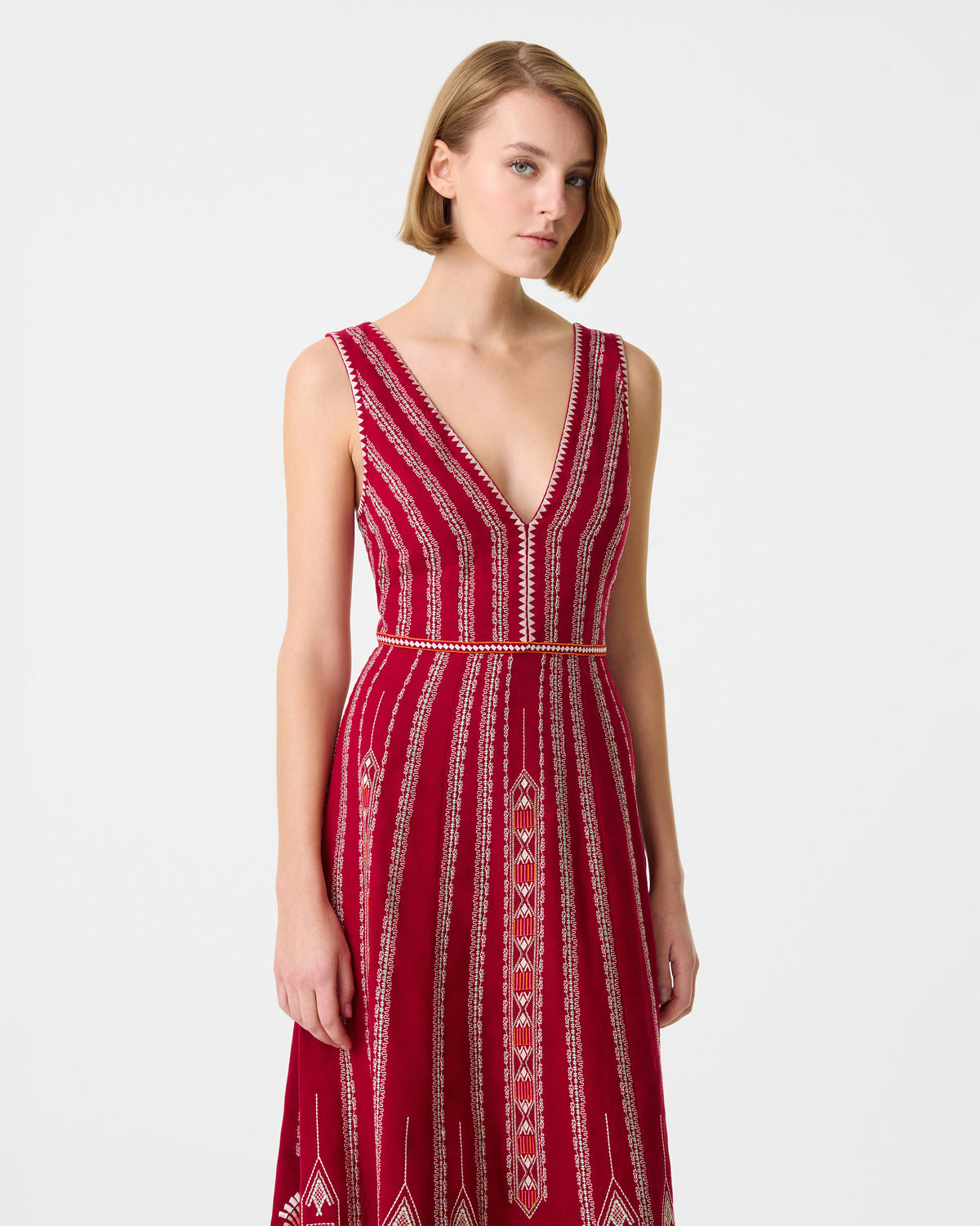 Nellie Dress with Ballerina Embroidery
