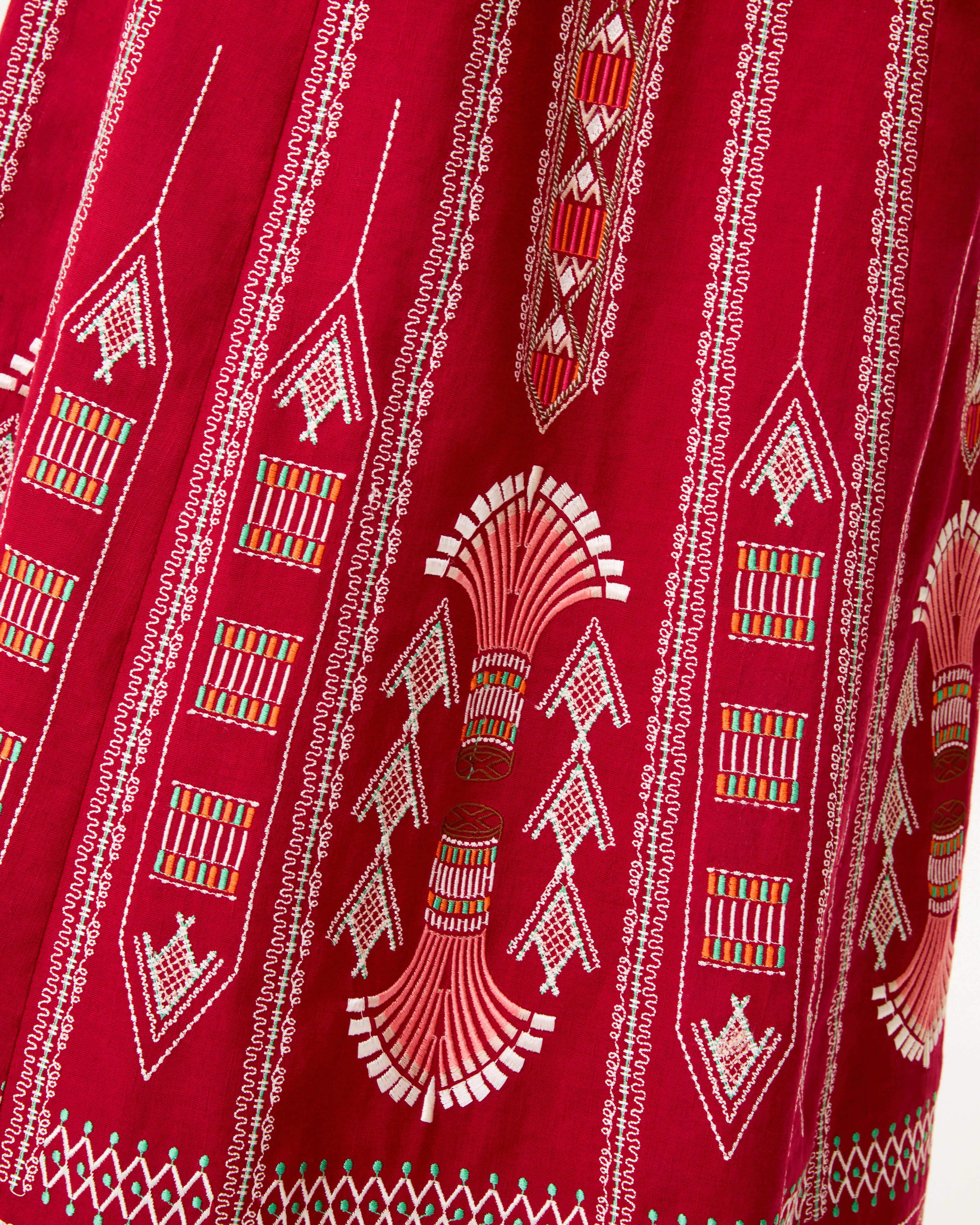 Nellie Dress with Ballerina Embroidery