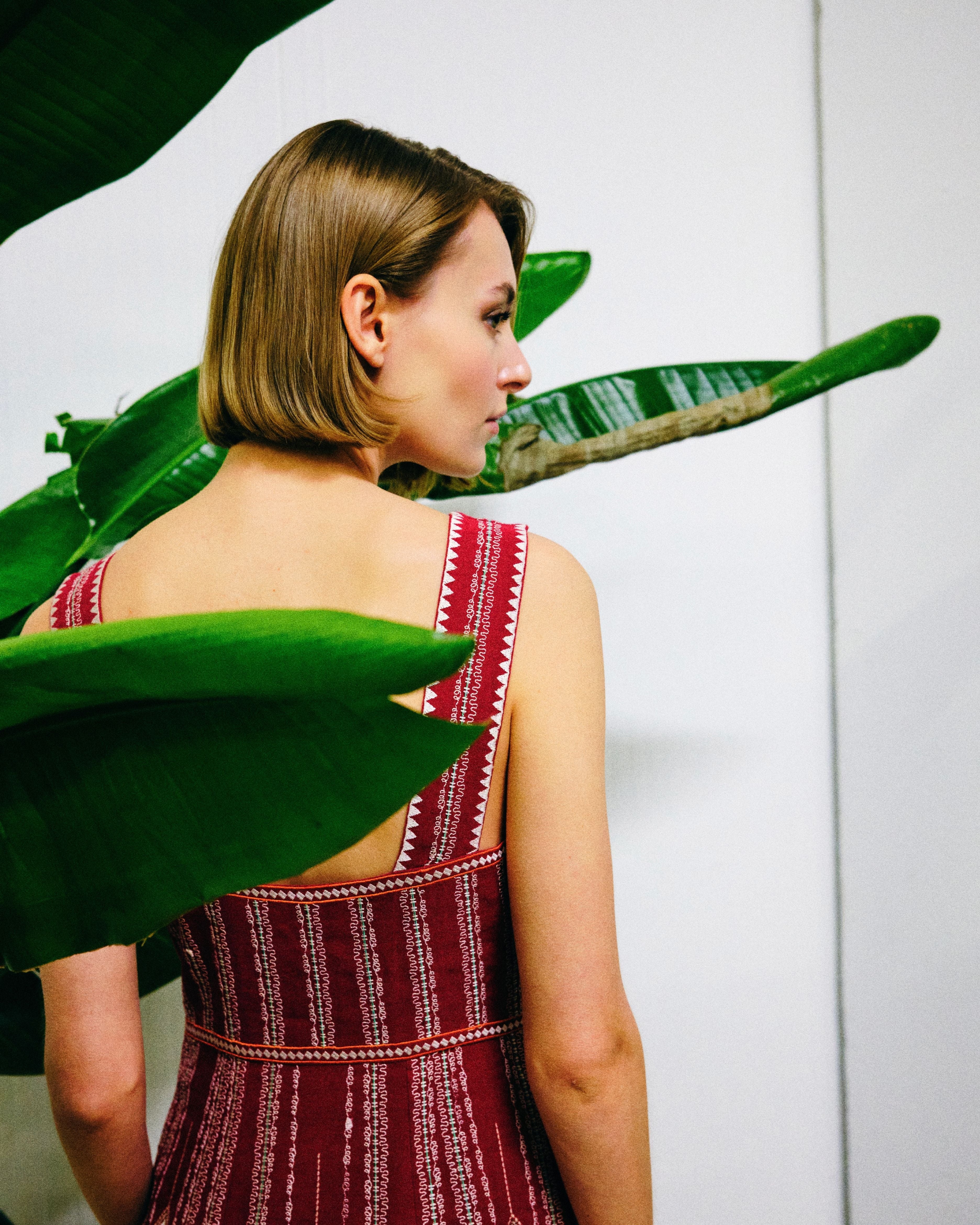 Nellie Dress with Ballerina Embroidery