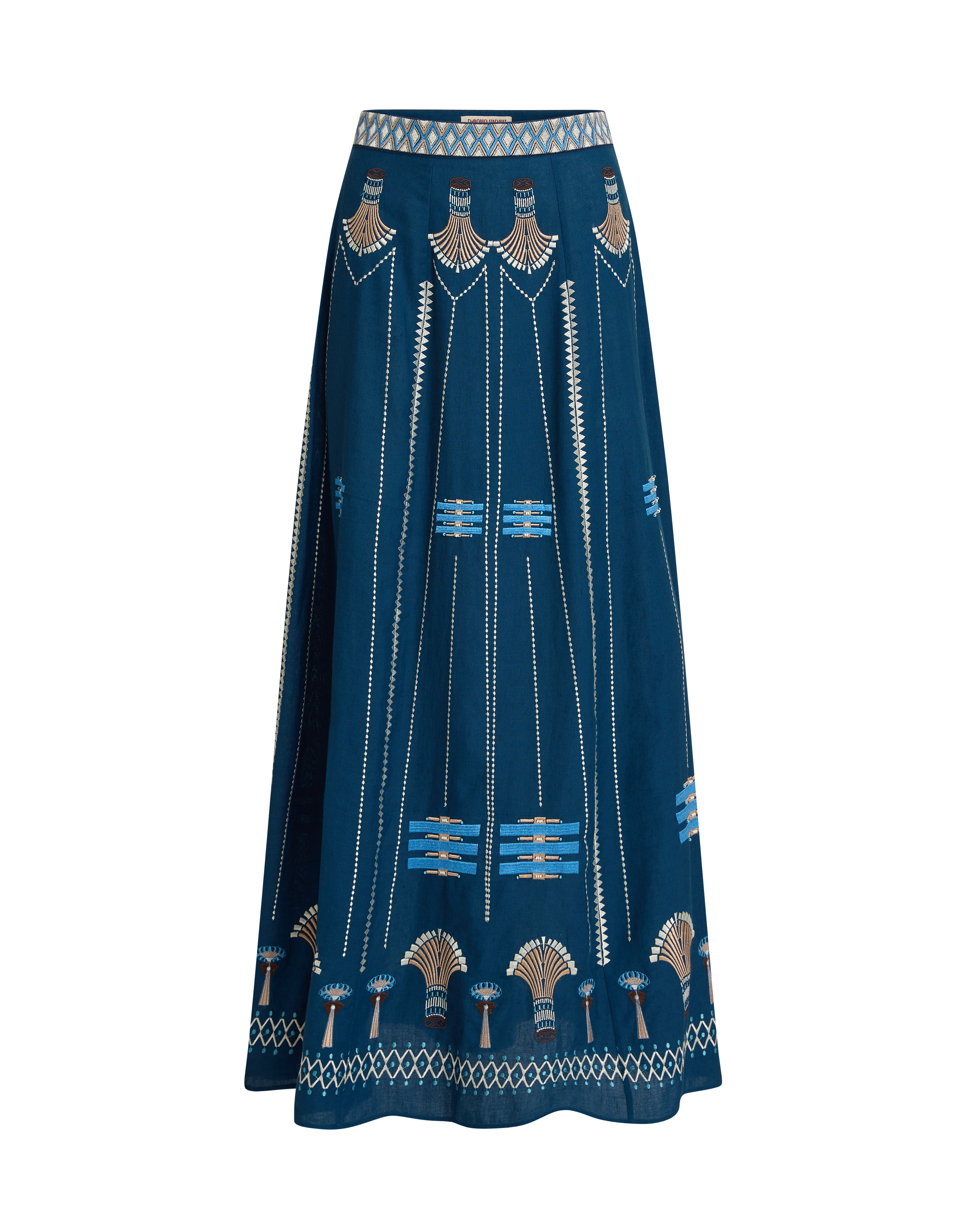 Camille Skirt with Ballerina Embroidery