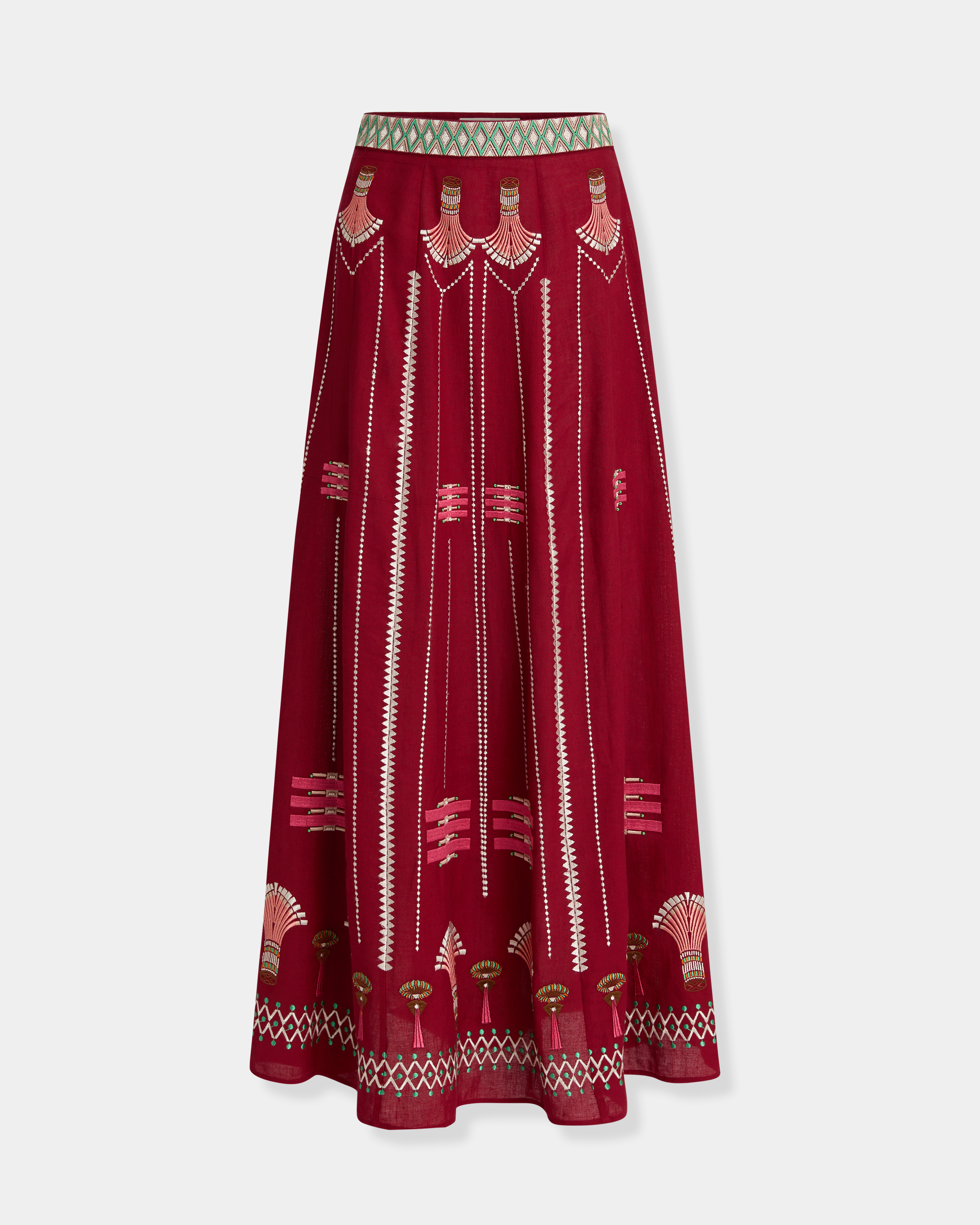 Camille Skirt with Ballerina Embroidery