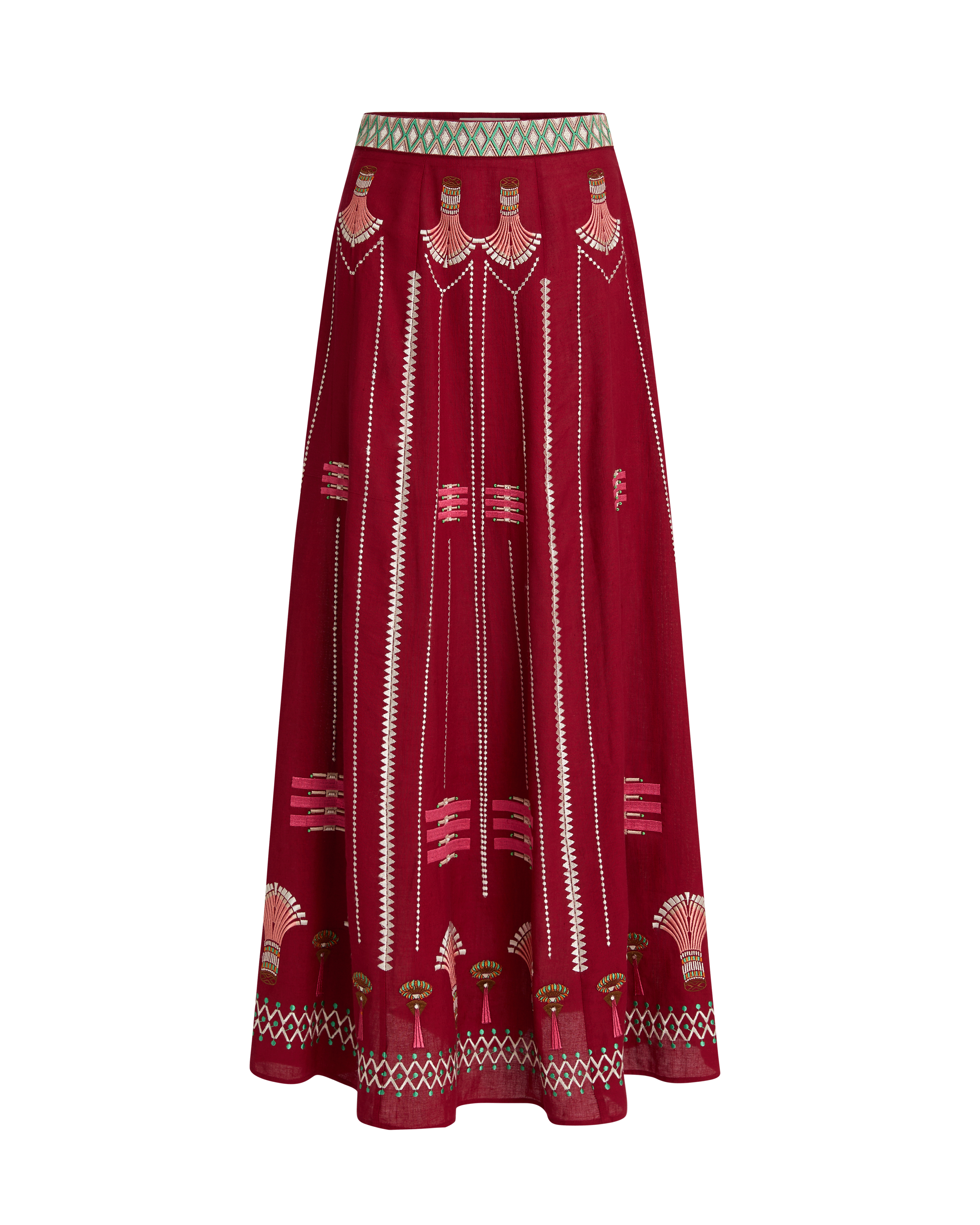 Camille Skirt with Ballerina Embroidery