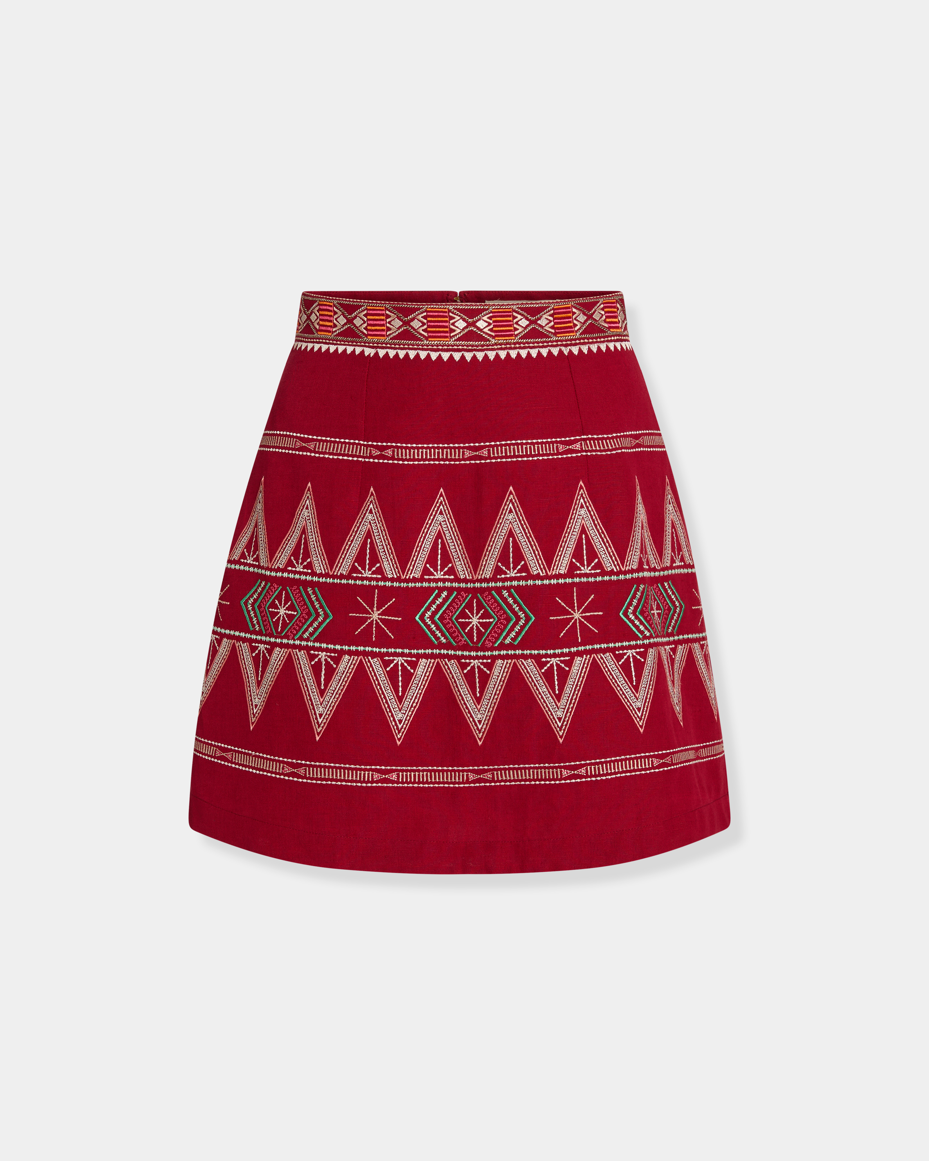 Giuliana Skirt with Ballerina Embroidery