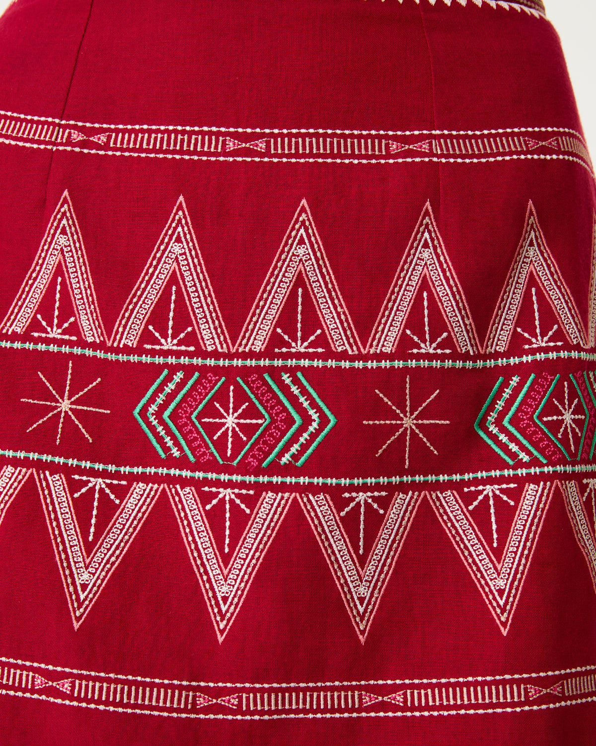 Giuliana Skirt with Ballerina Embroidery