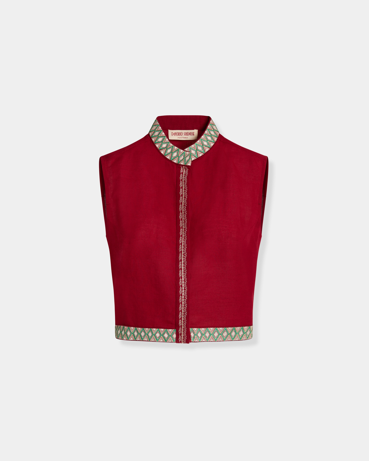 Andorra Top with Ballerina Embroidery