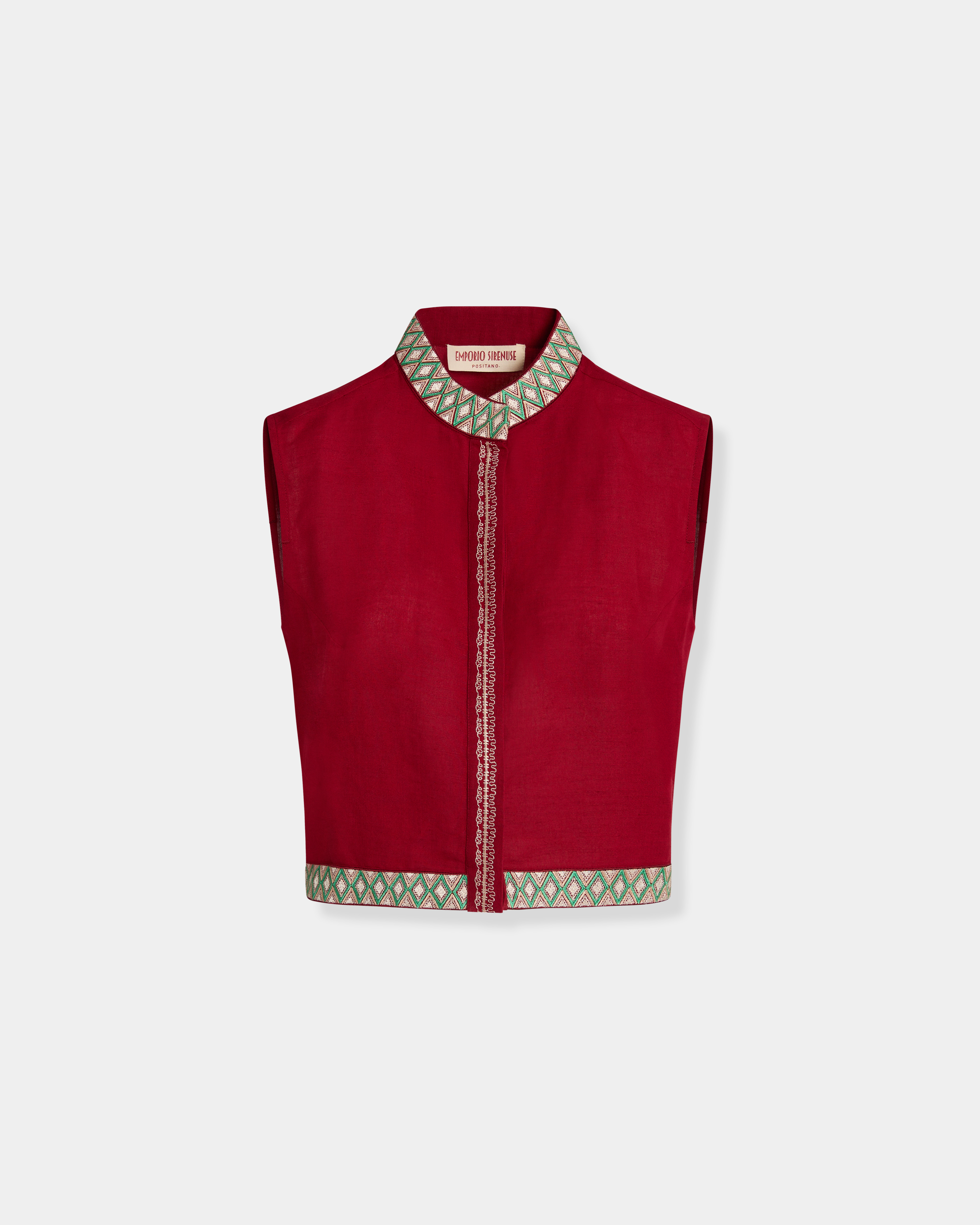 Andorra Top with Ballerina Embroidery