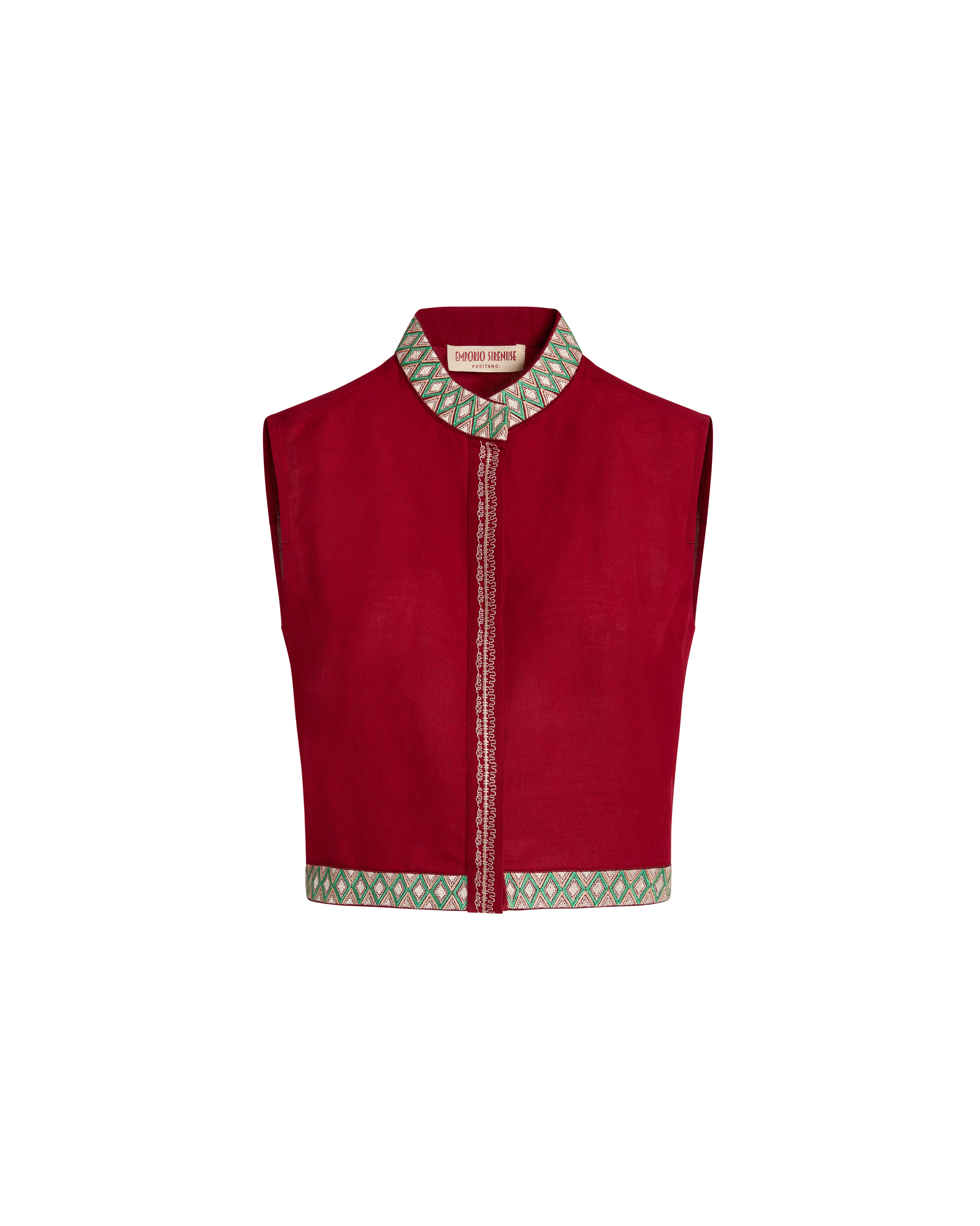 Andorra Top with Ballerina Embroidery