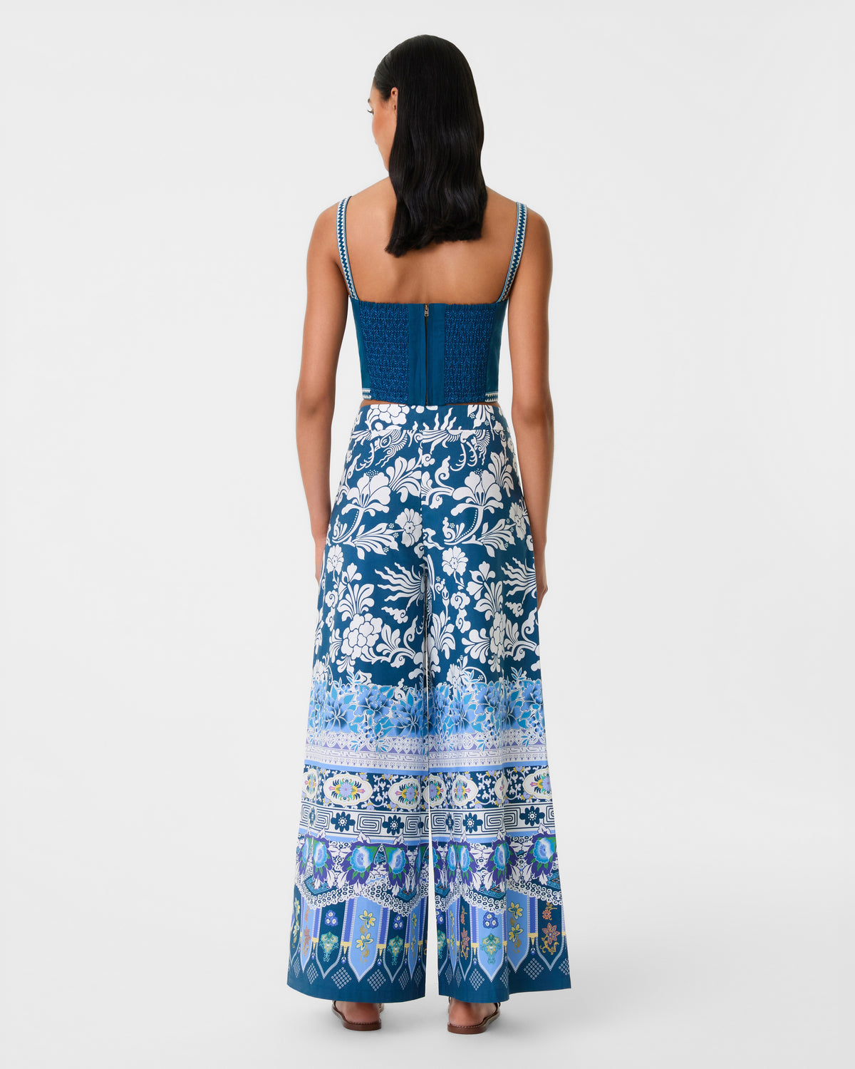 Elettra Top with Ballerina Embroidery