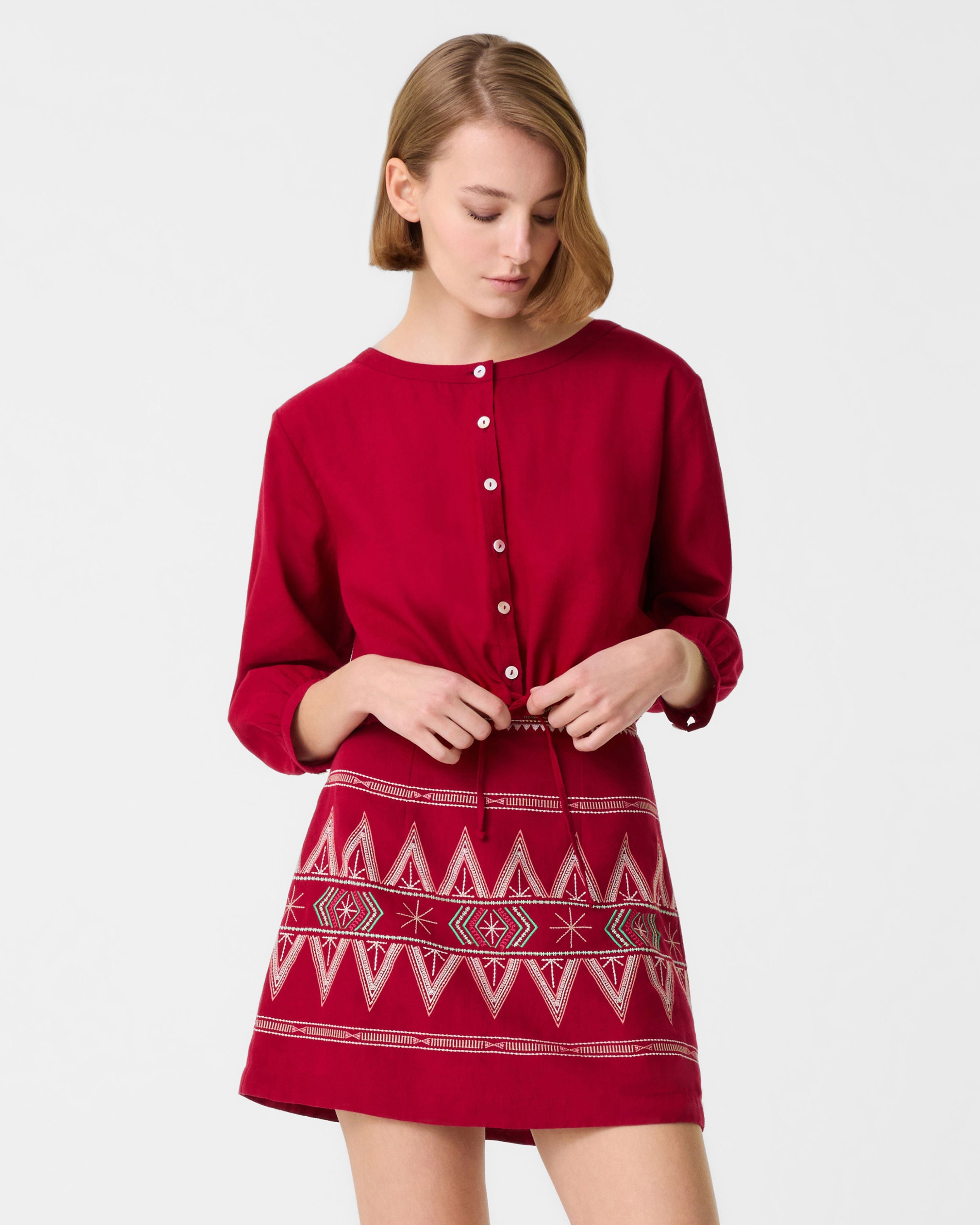 New Jinny Top with Ballerina Embroidery