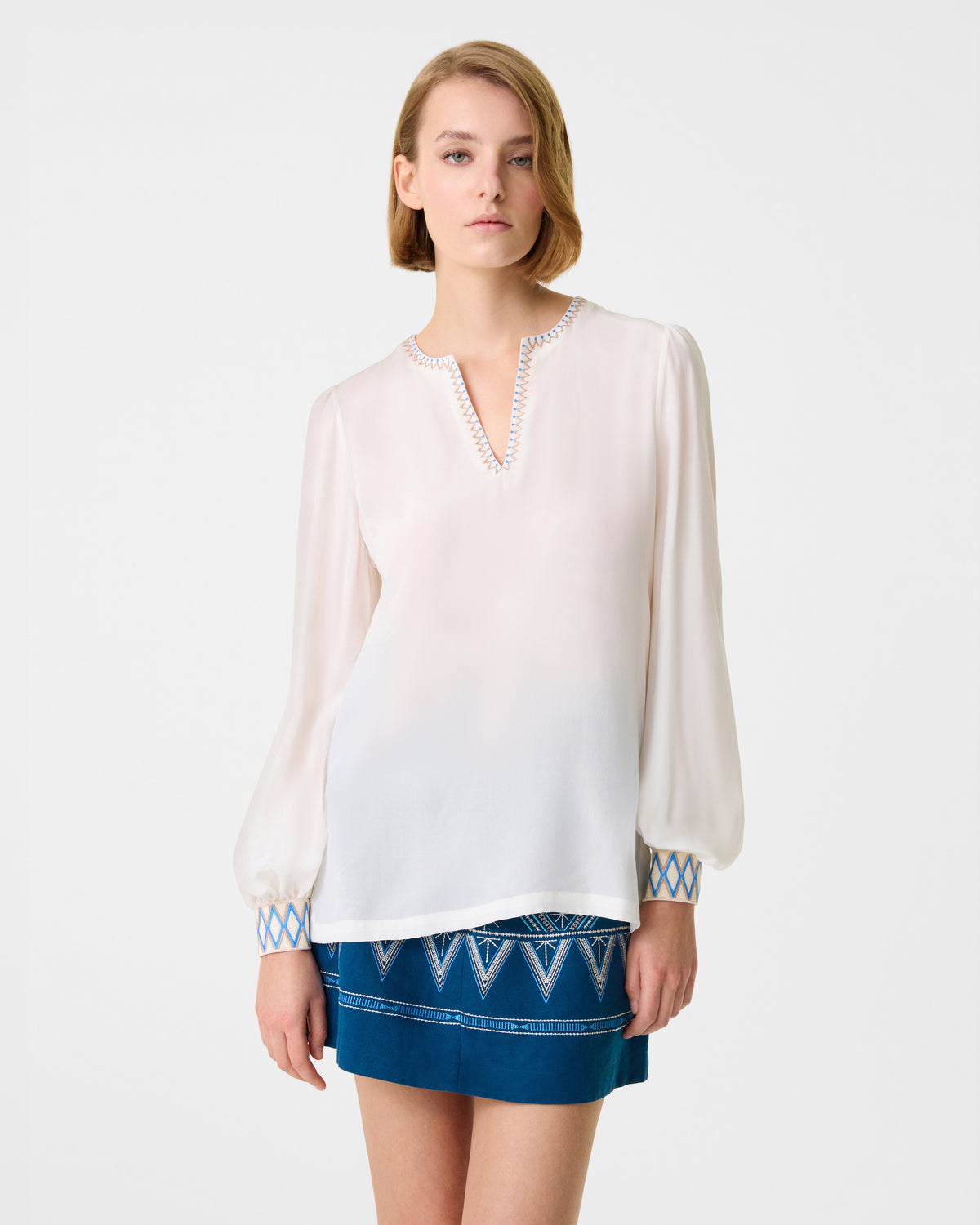 Vera Shirt with Ballerina Embroidery