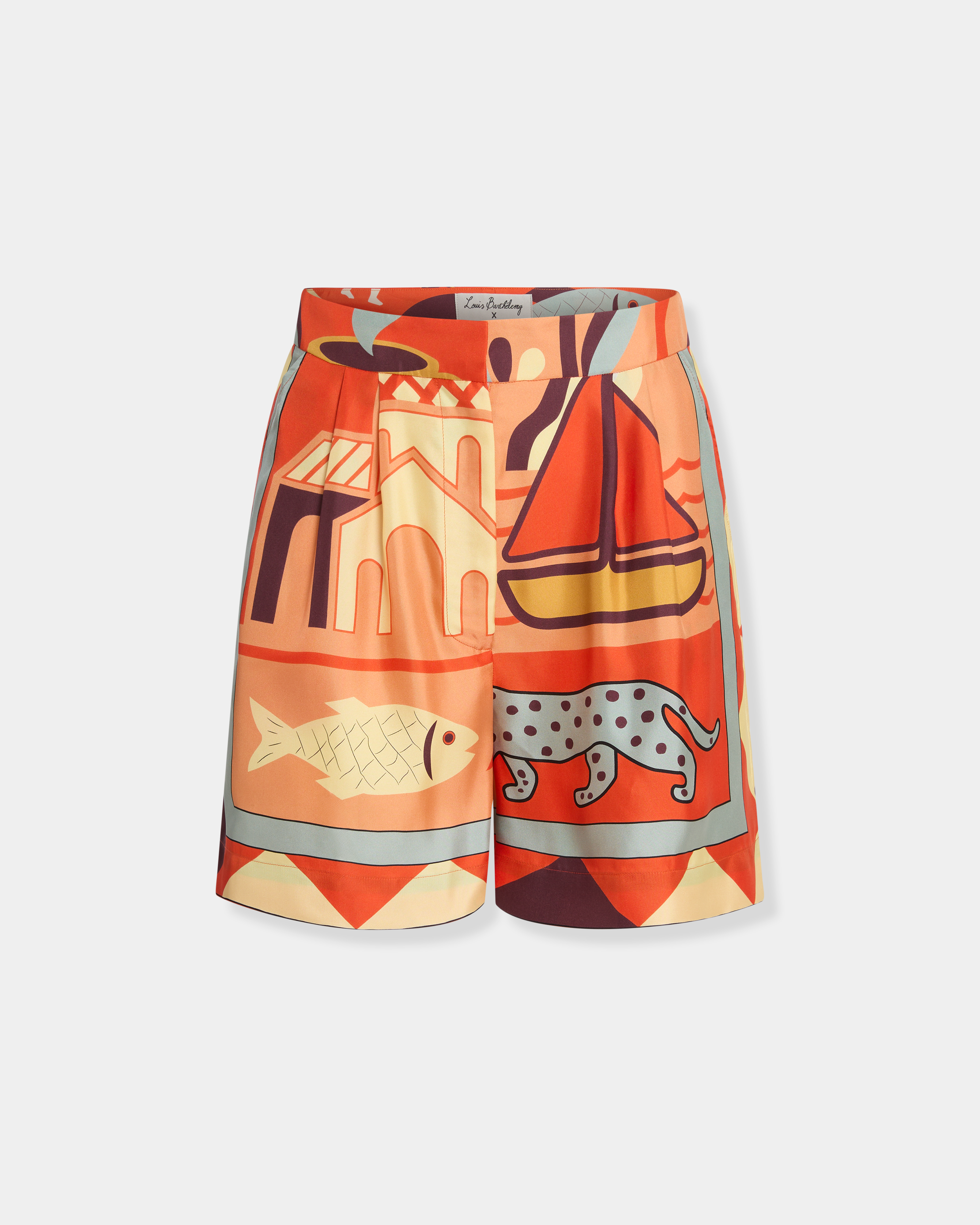 Tamu Shorts in Louis Barthélemy Print