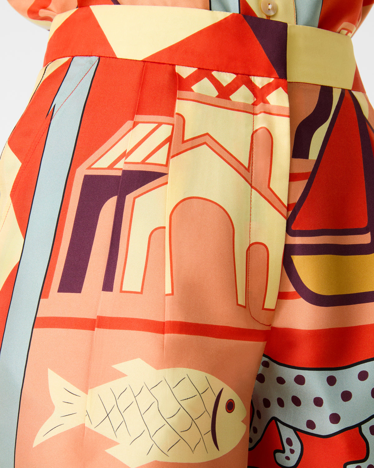 Tamu Shorts in Louis Barthélemy Print