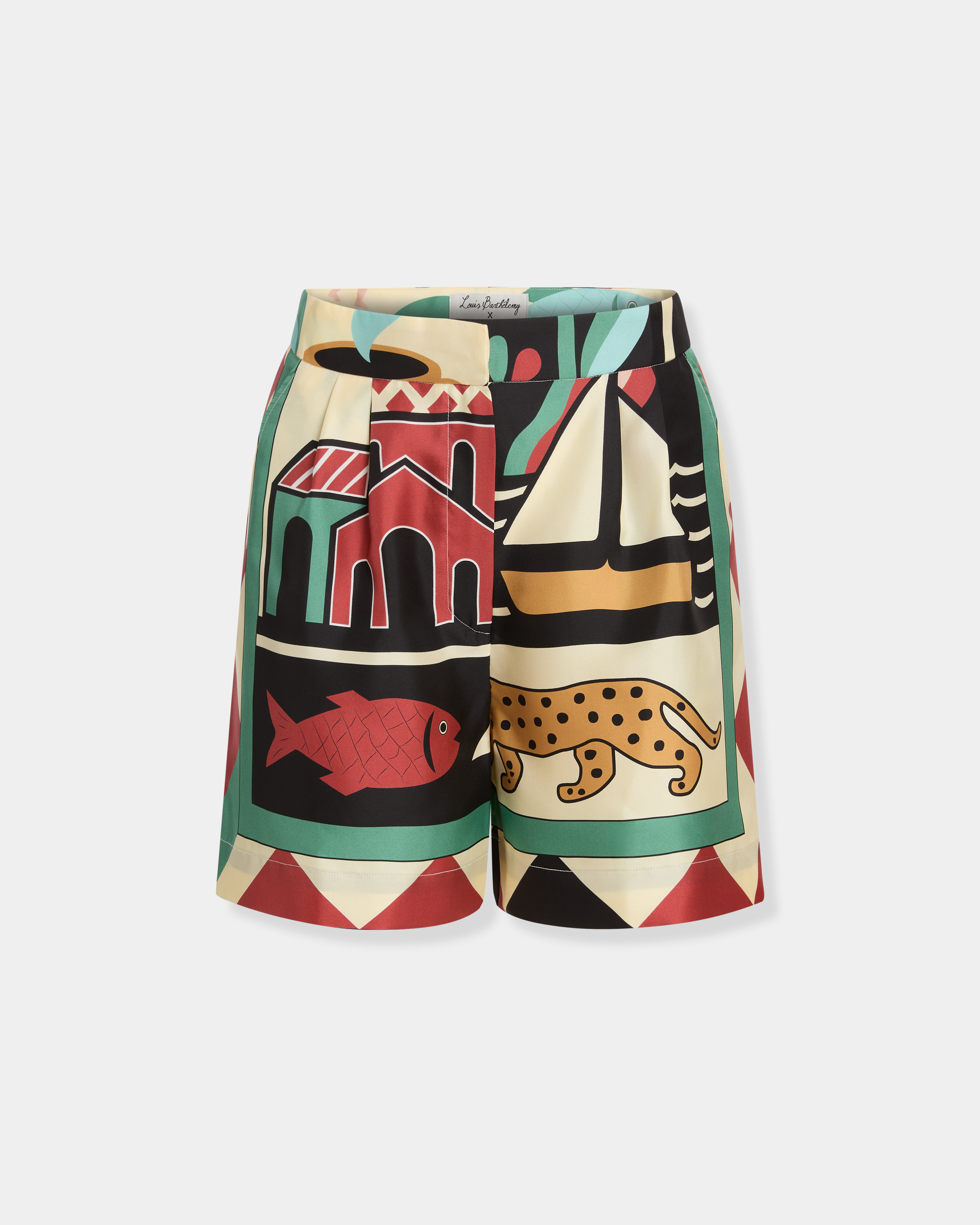 Tamu Shorts in Louis Barthélemy Print