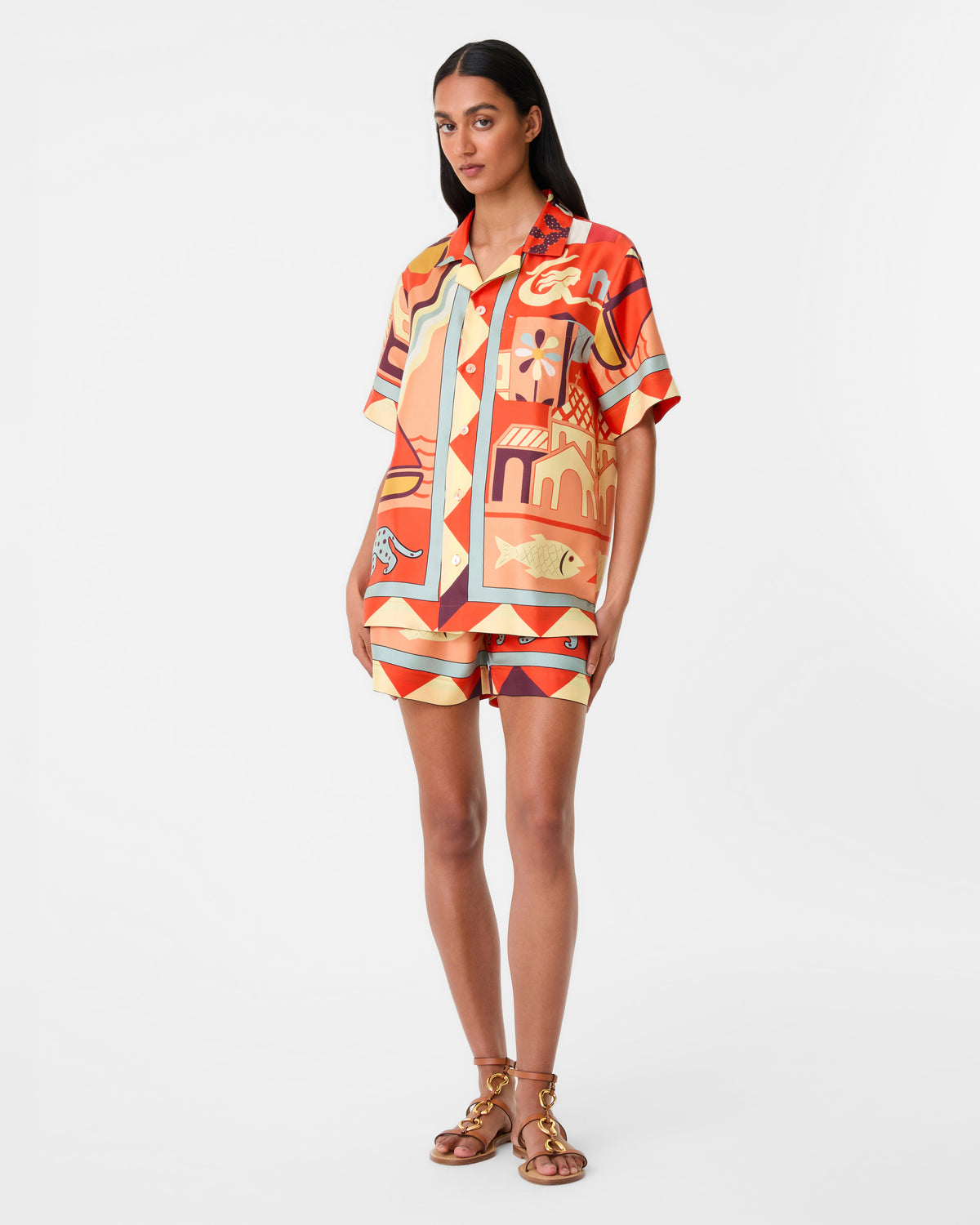 Hawaiian Shirt in Louis Barthélemy Print