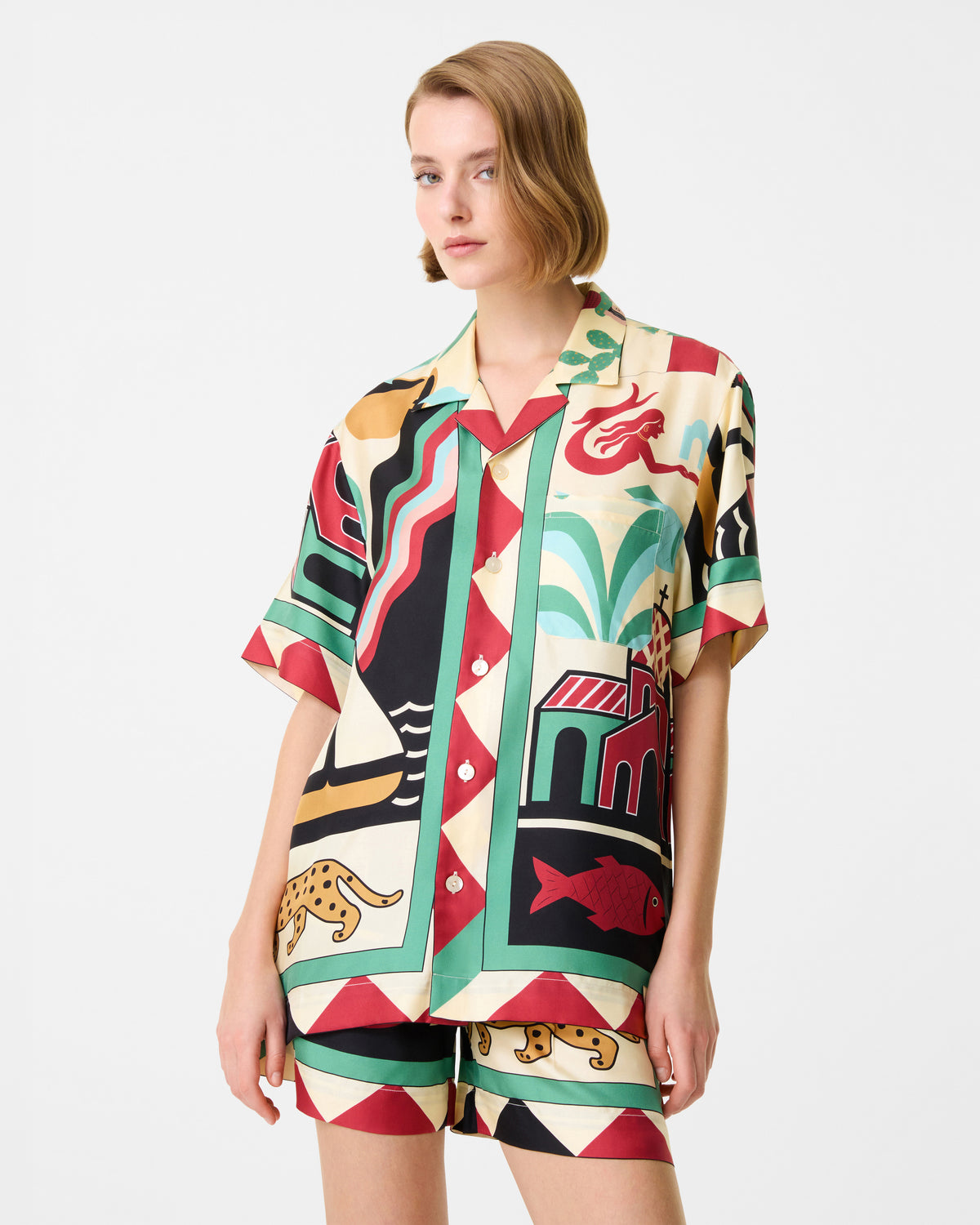 Hawaiian Shirt in Louis Barthélemy Print