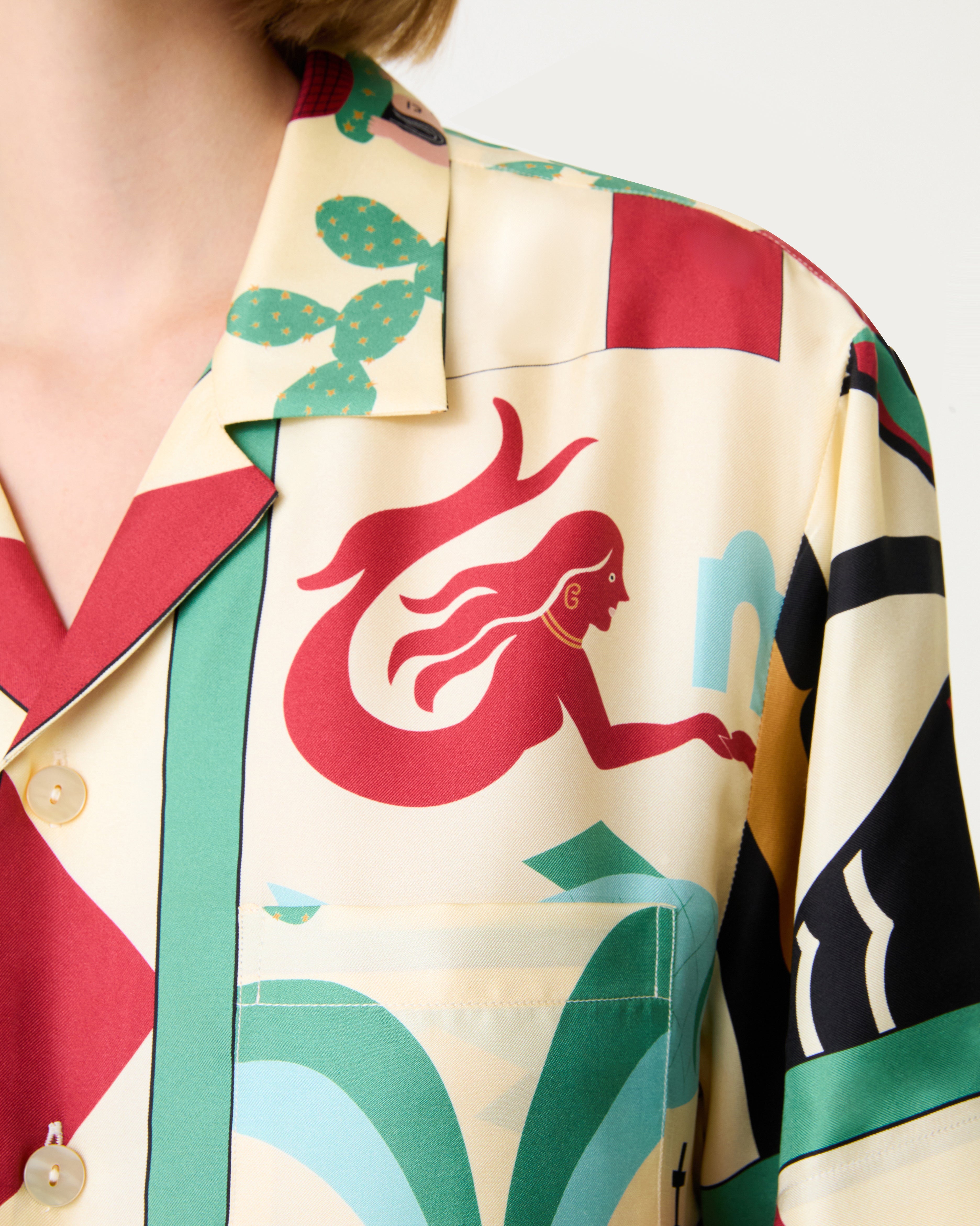 Hawaiian Shirt in Louis Barthélemy Print