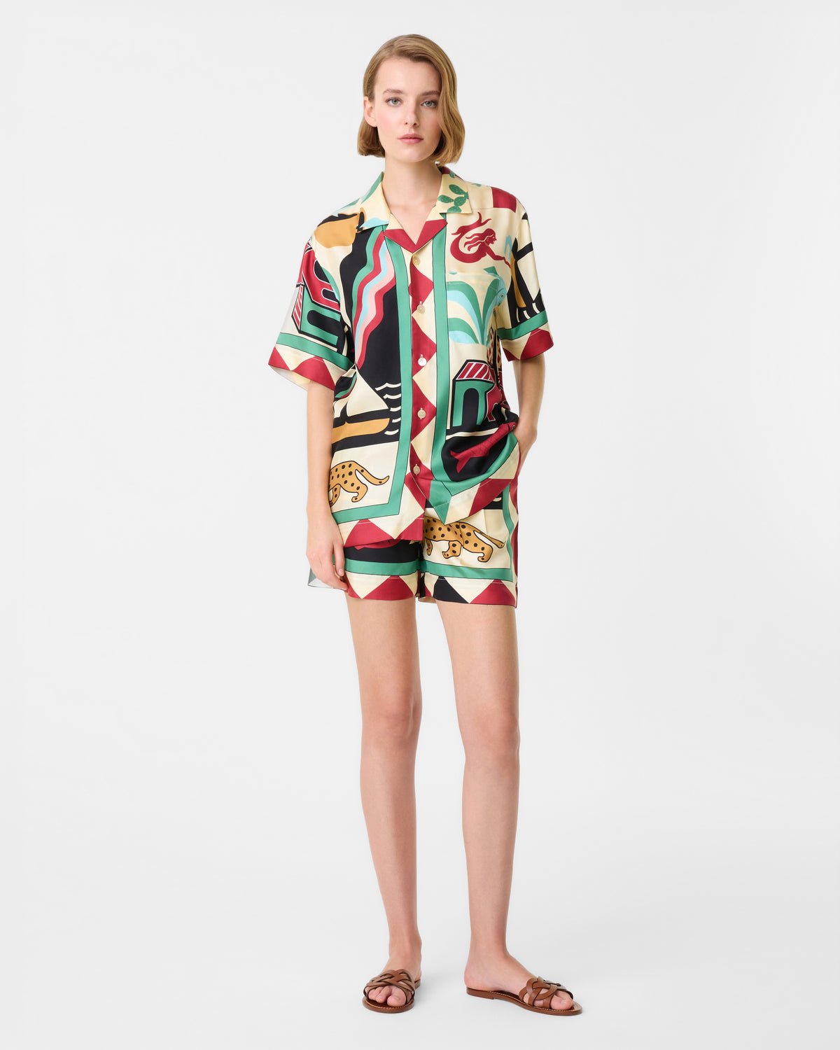 Hawaiian Shirt in Louis Barthélemy Print