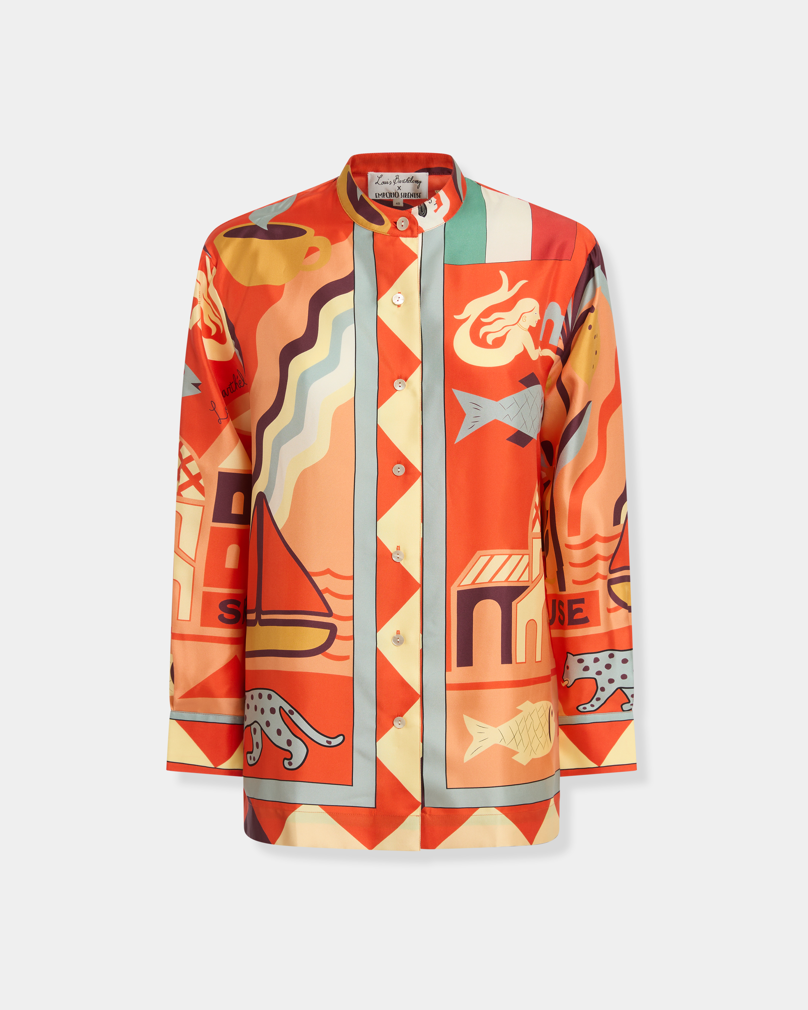 Kelsy Shirt in Louis Barthélemy Print