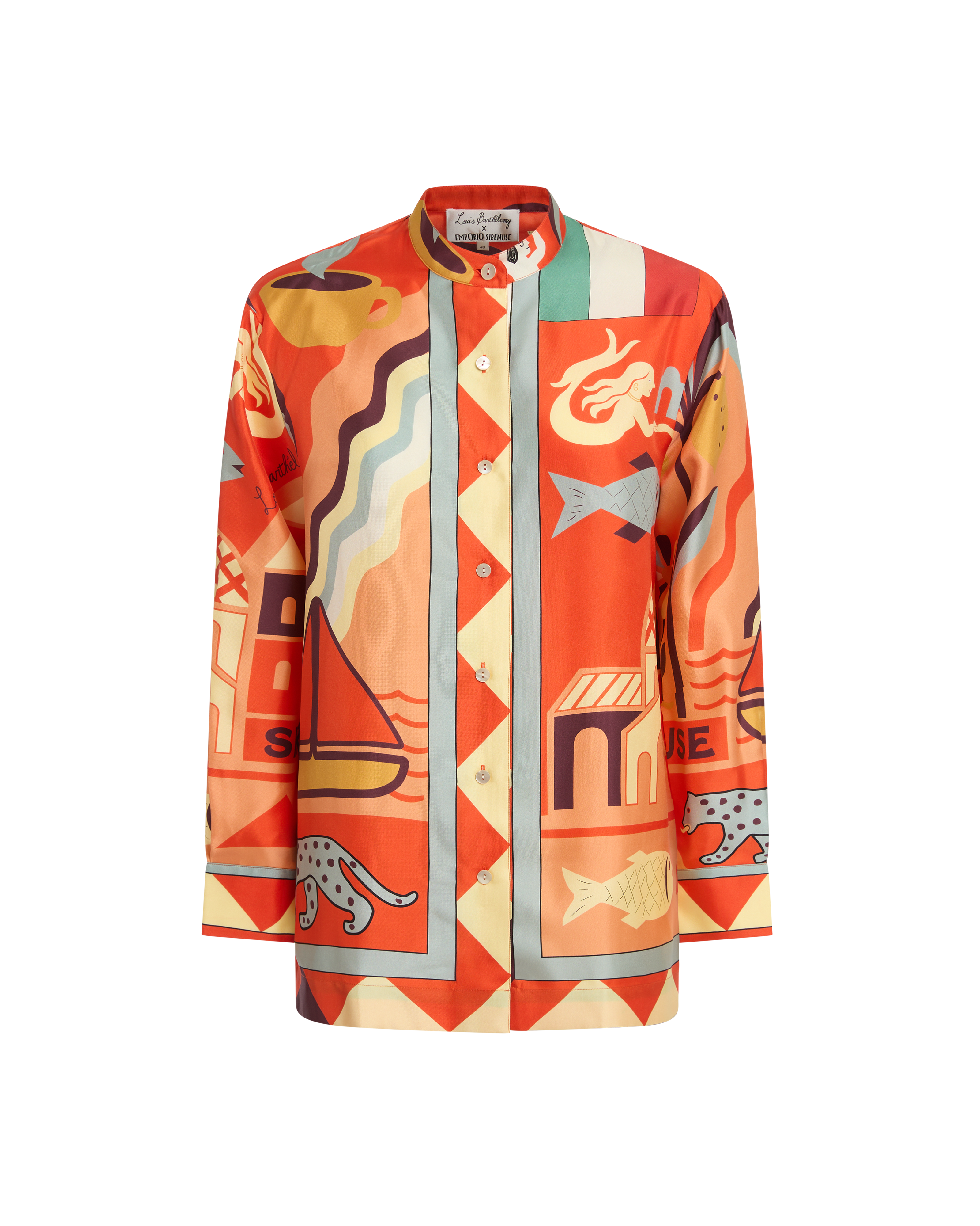 Kelsy Shirt in Louis Barthélemy Print