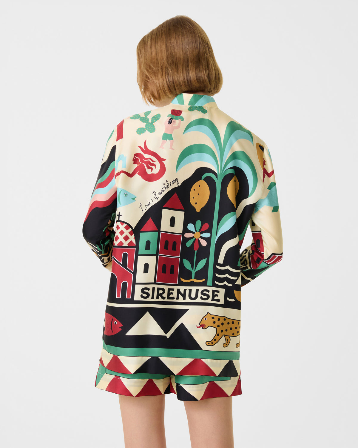 Kelsy Shirt in Louis Barthélemy Print
