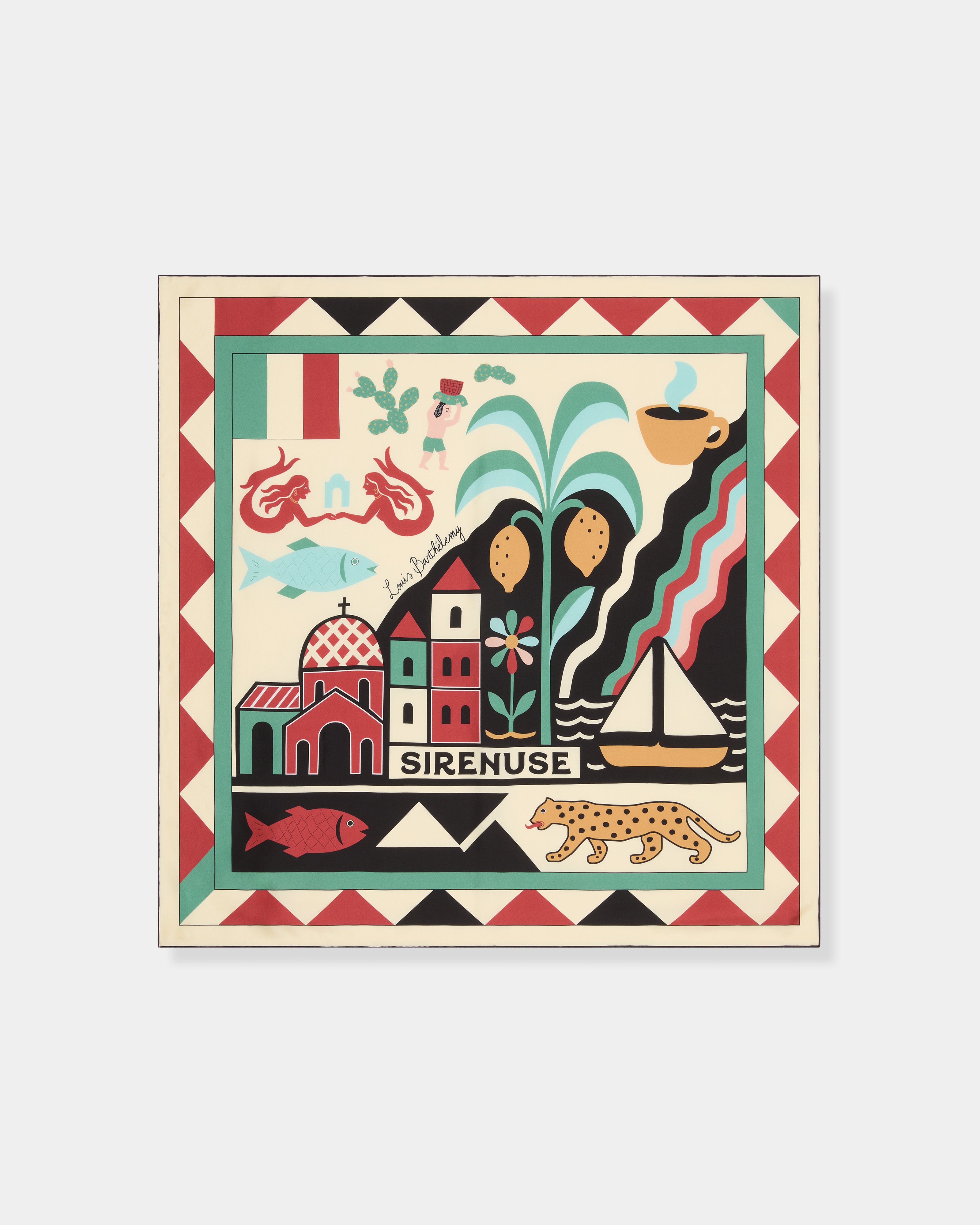 Foulard in Louis Barthélemy Print
