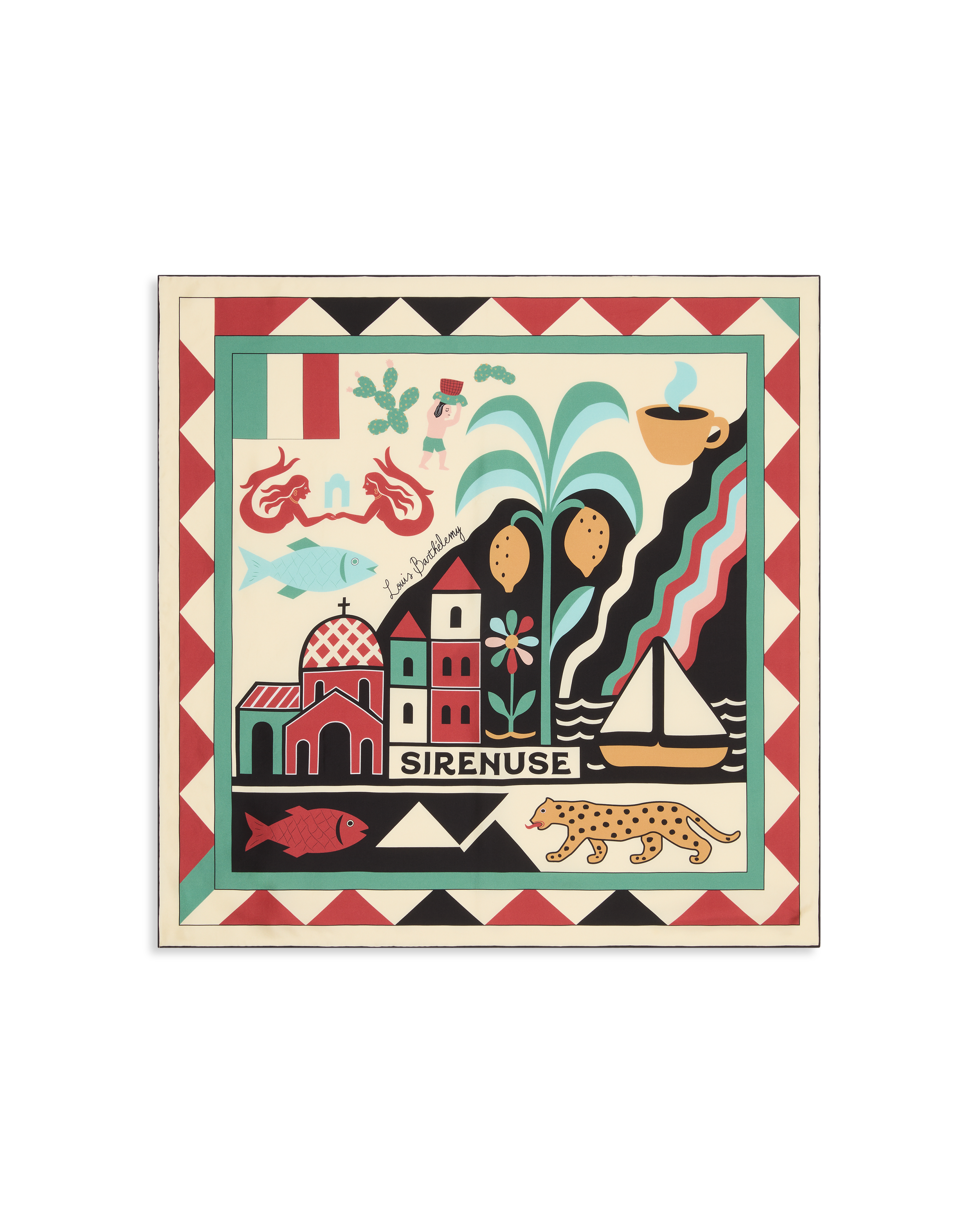 Foulard in Louis Barthélemy Print