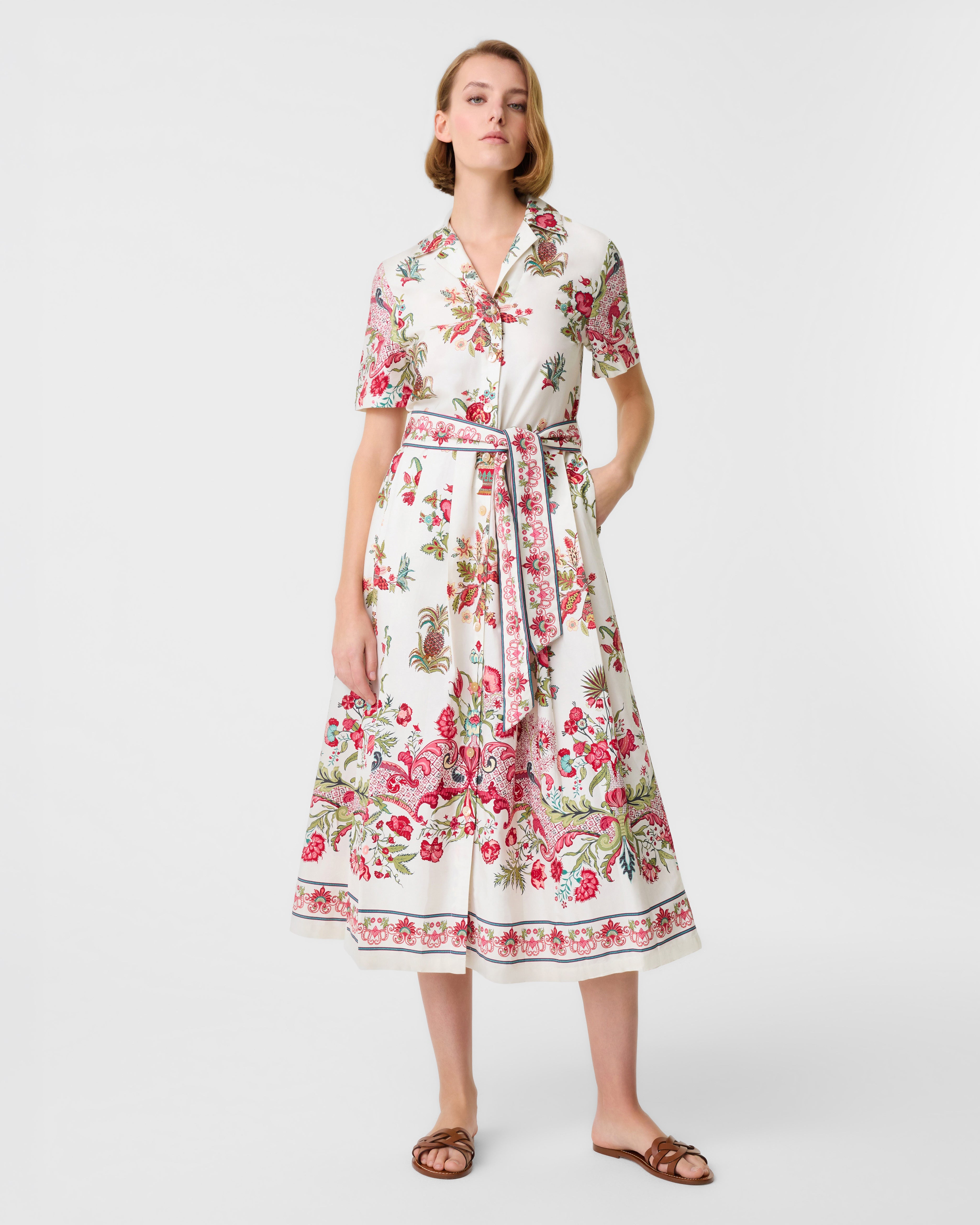 Claudia Dress in Chitz Print