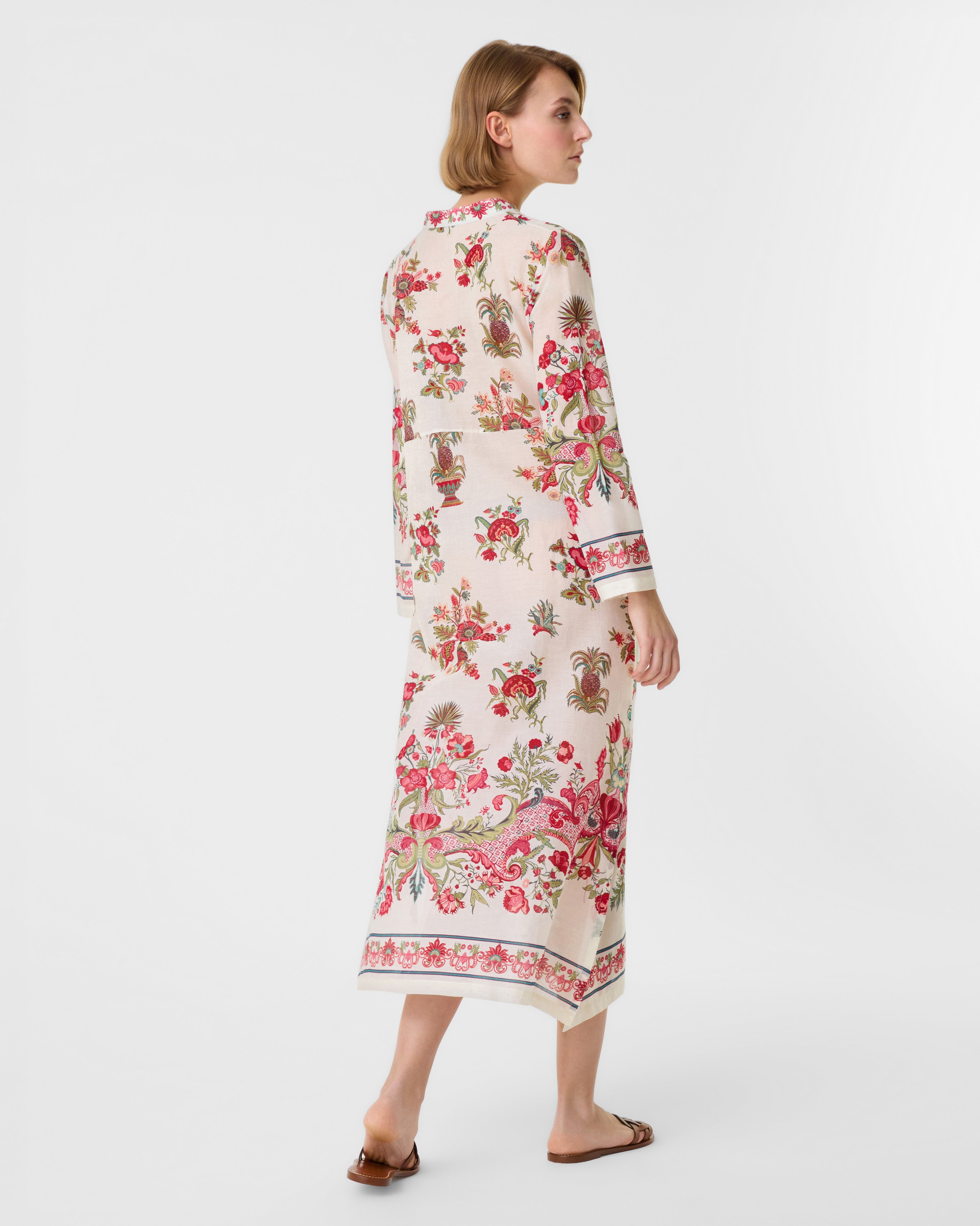 Giada Caftan in Chintz Print