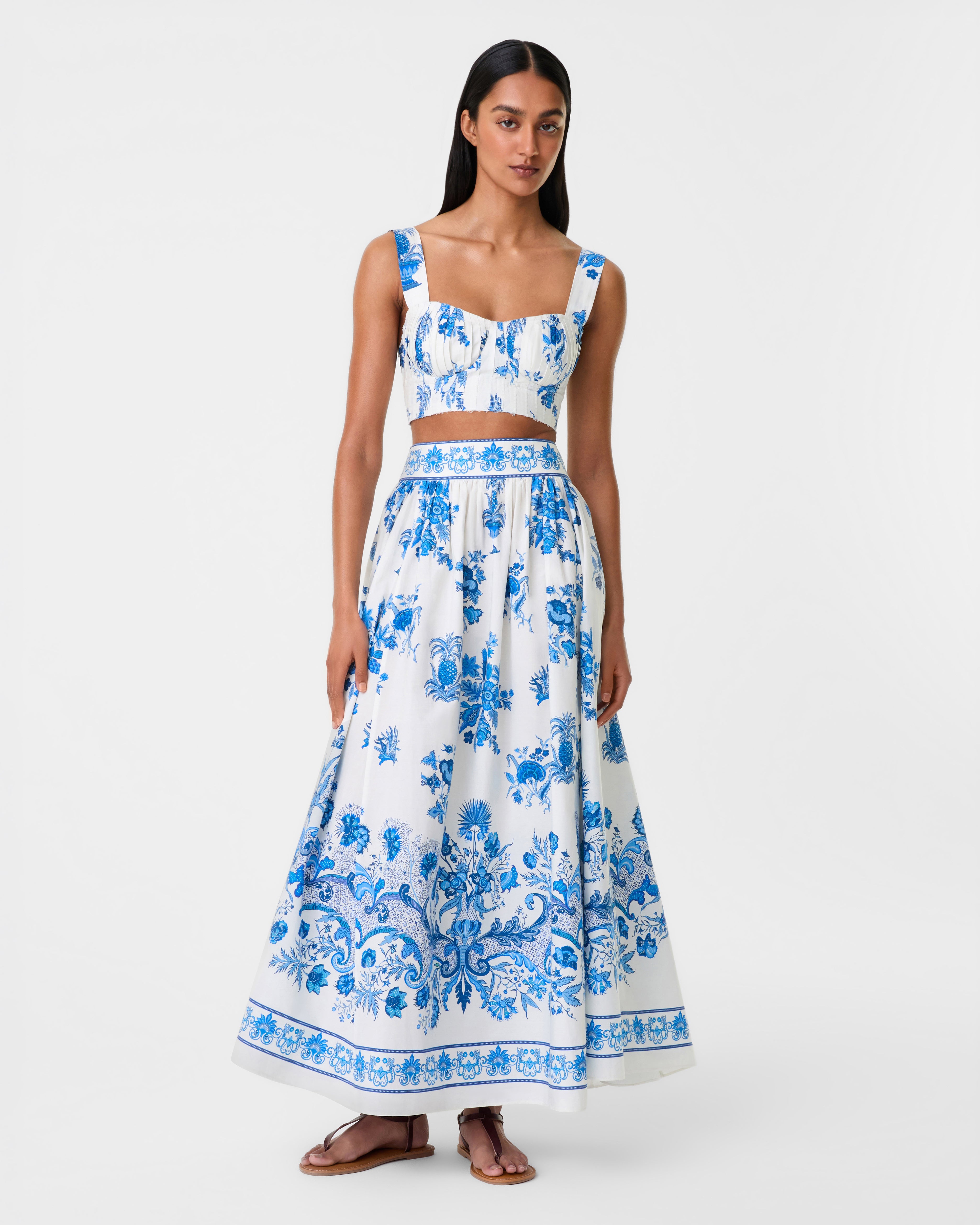 Ombretta Skirt in Chintz Print