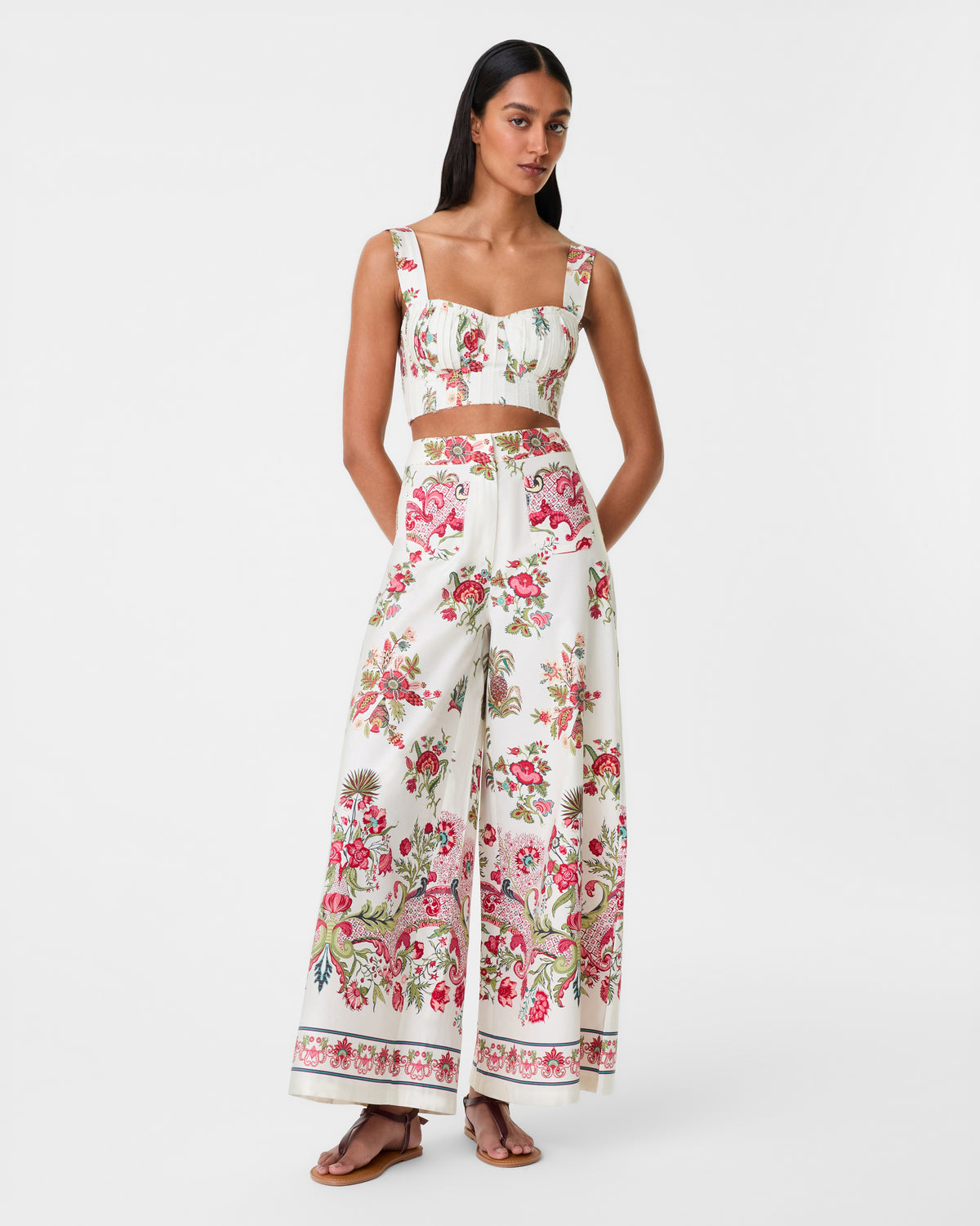 Adele Trousers in Chintz Print