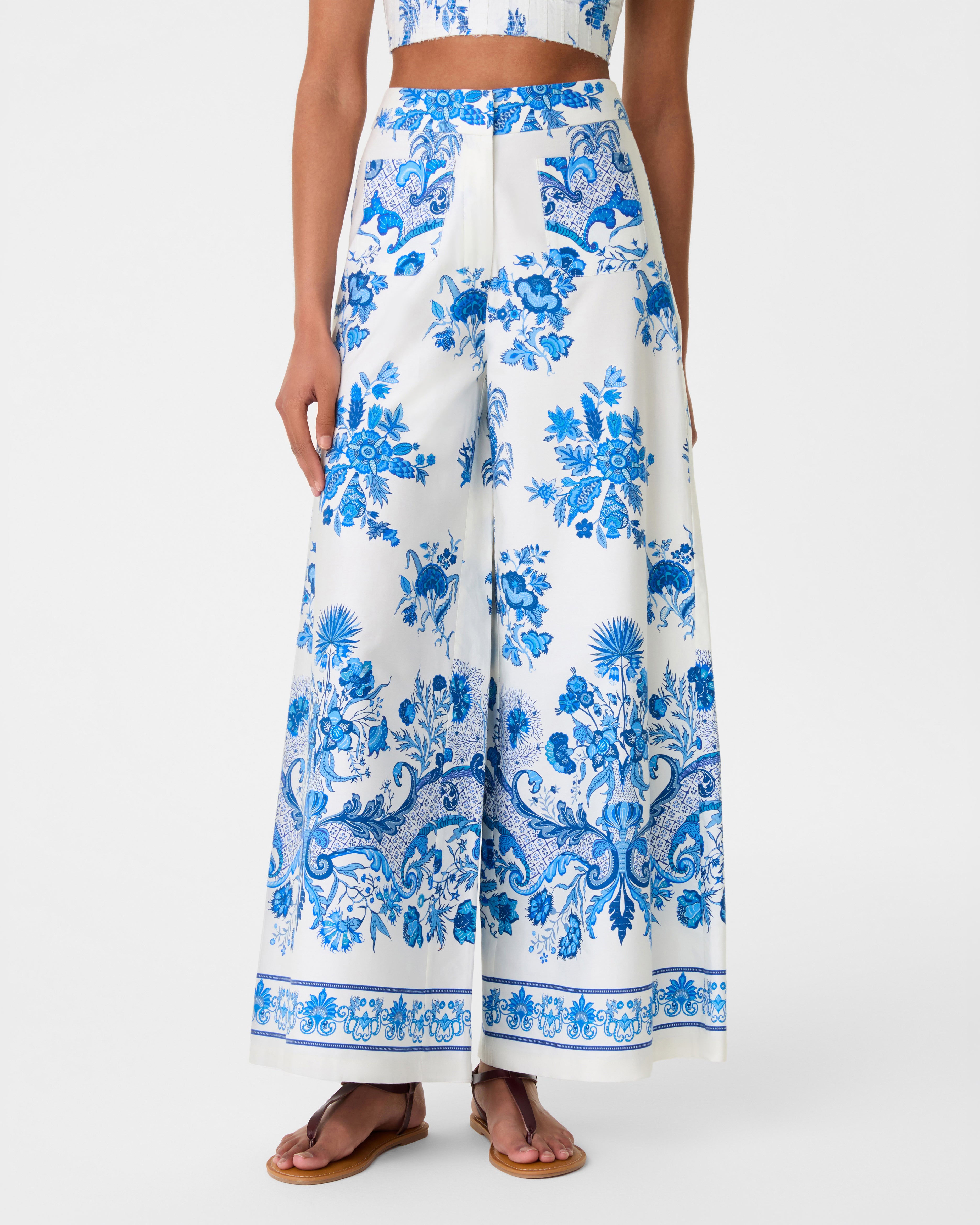 Adele Trousers in Chintz Print