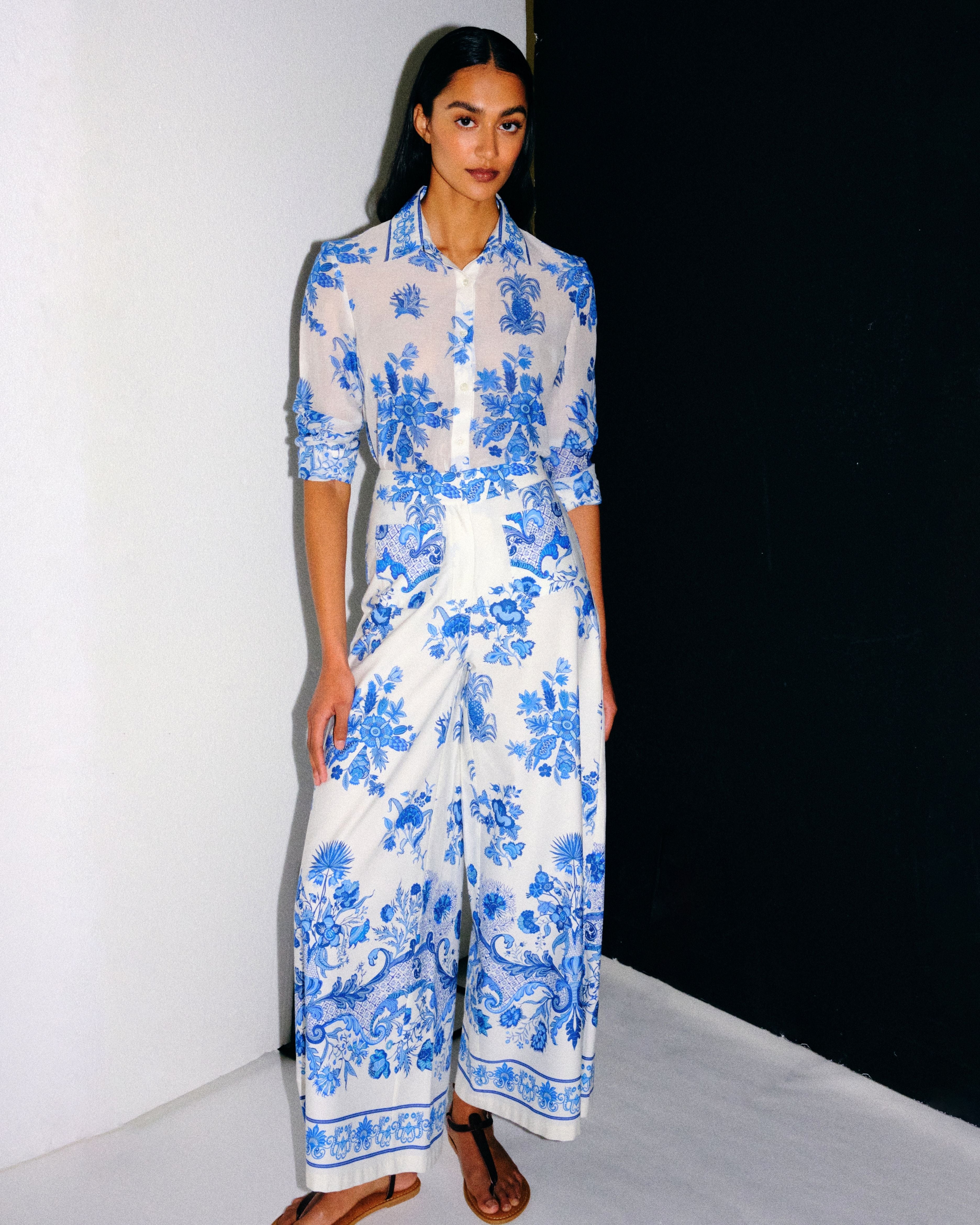 Adele Trousers in Chintz Print