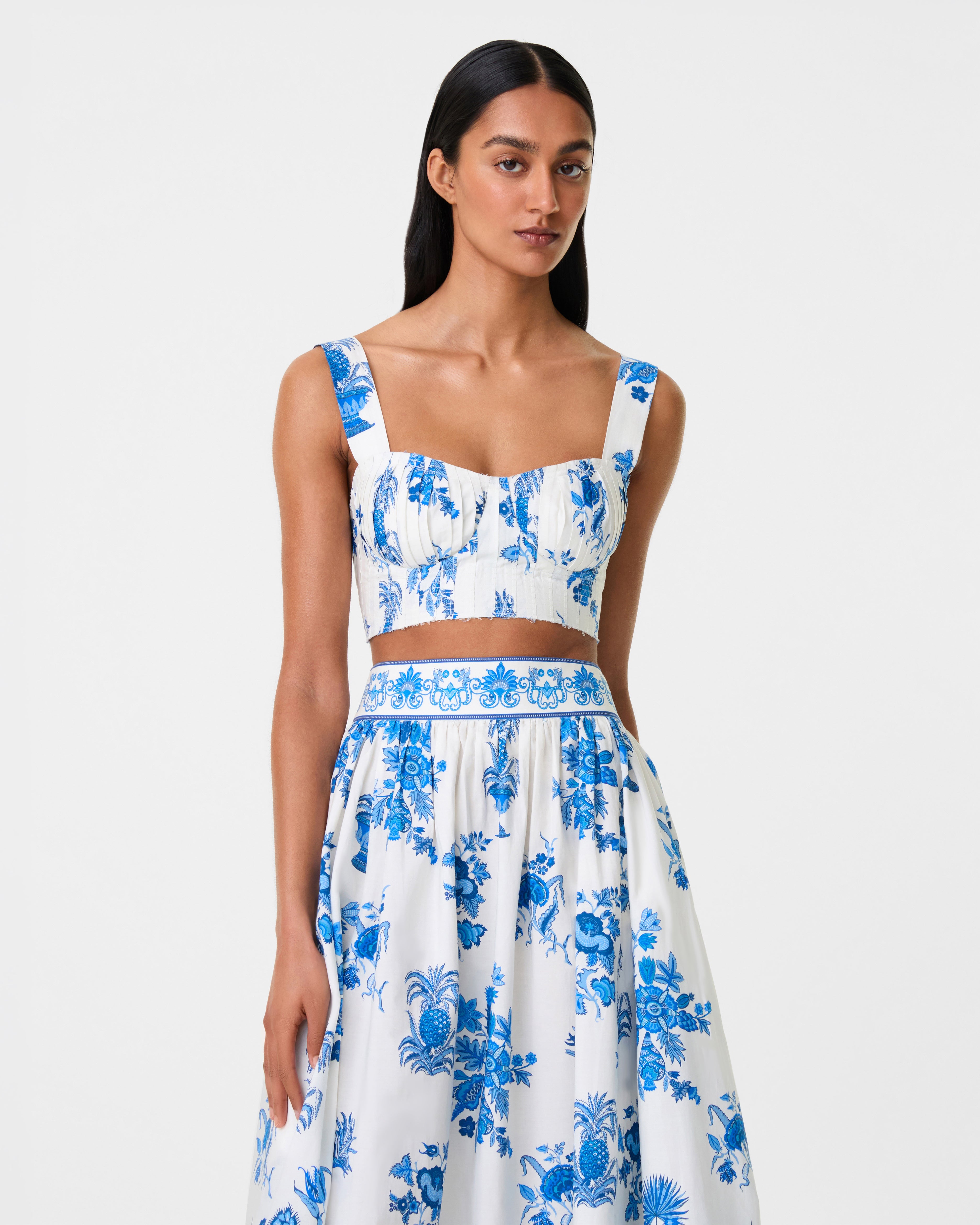 Dalia Top in Chintz Print