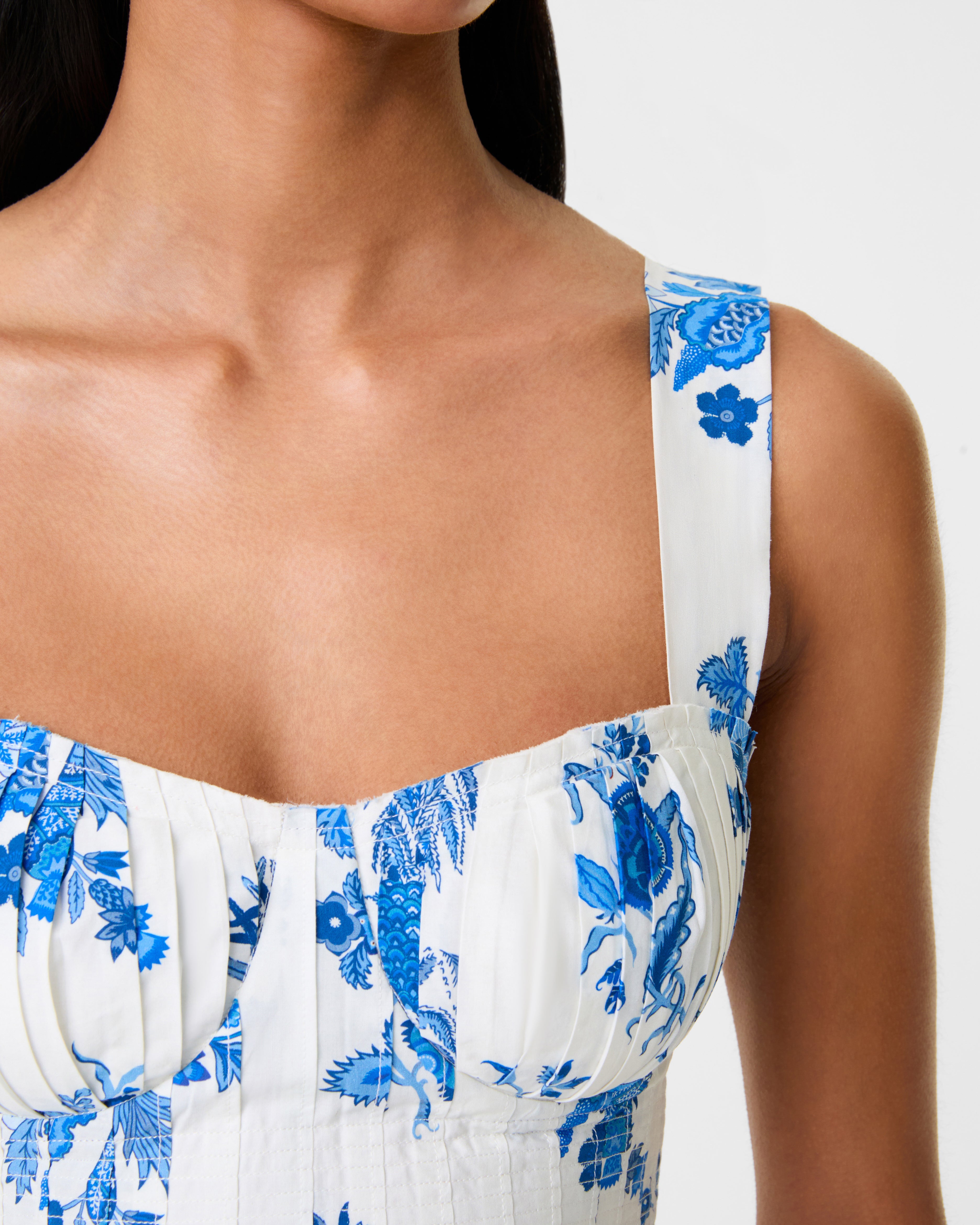 Dalia Top in Chitz Print