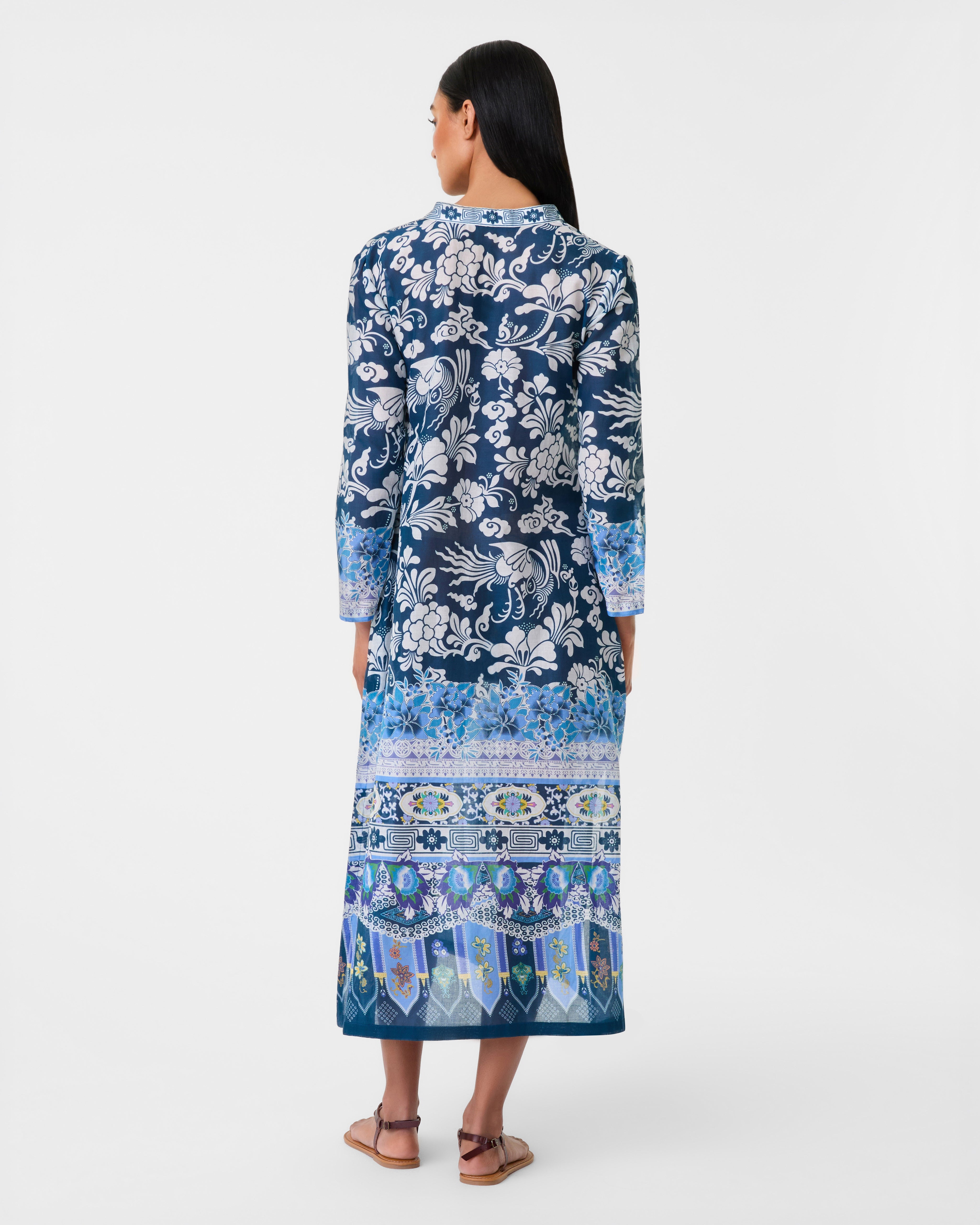 Giada Caftan in Eastern Dream Print