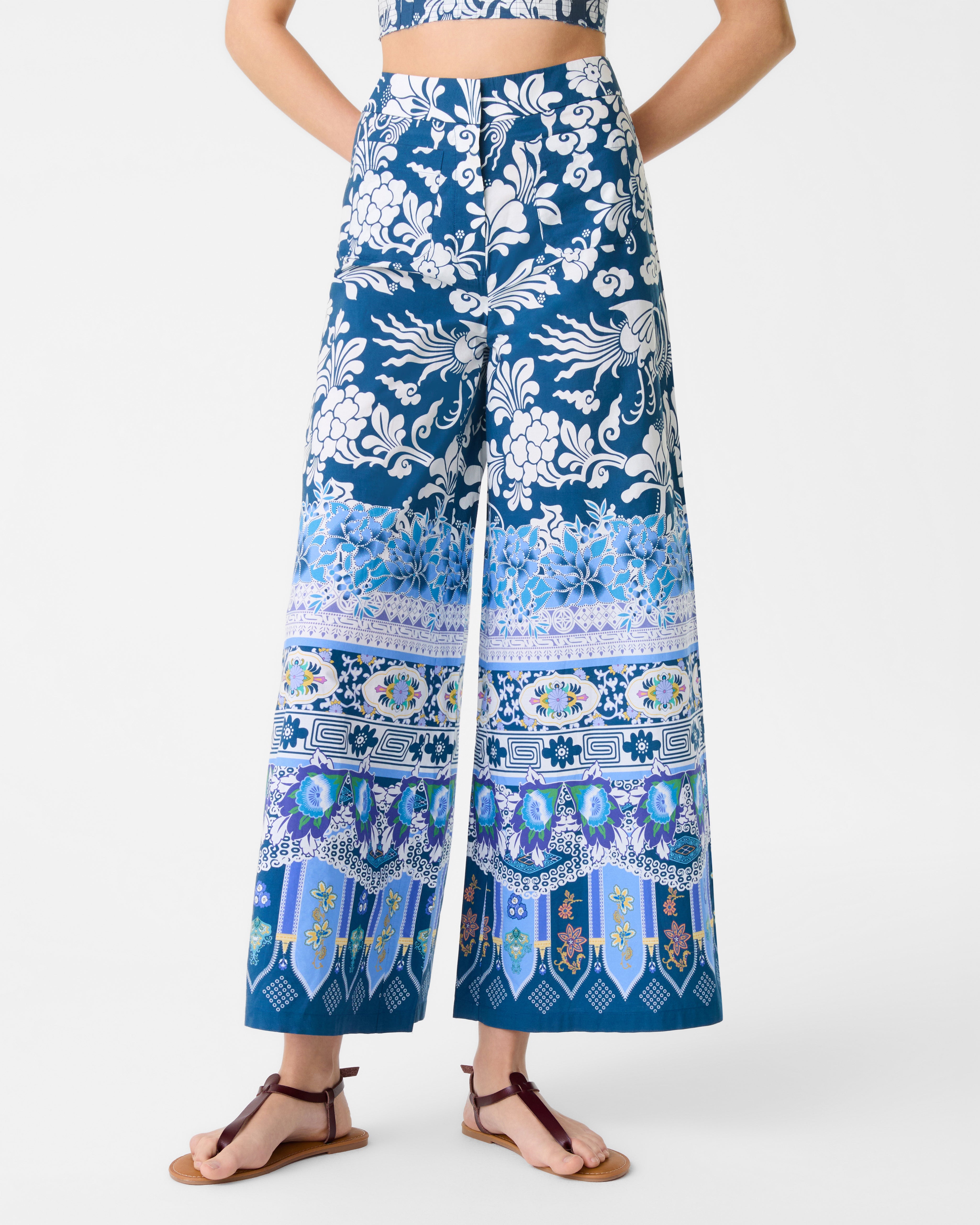 Adele Trousers in Eastern Dream Print