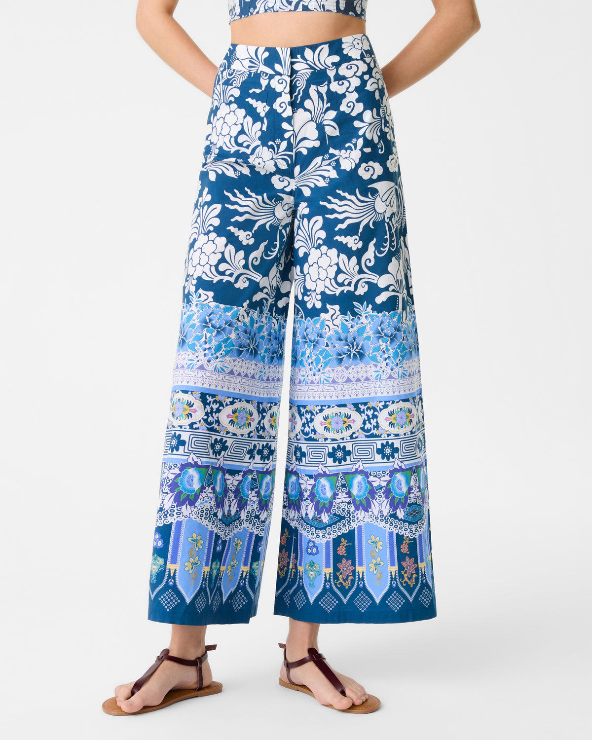 Adele Trousers in Eastern Dream Print